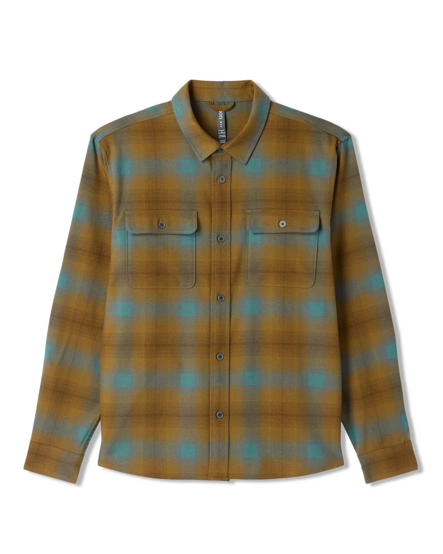 Long Sleeve Flannel Button Down Shirt - Image 6