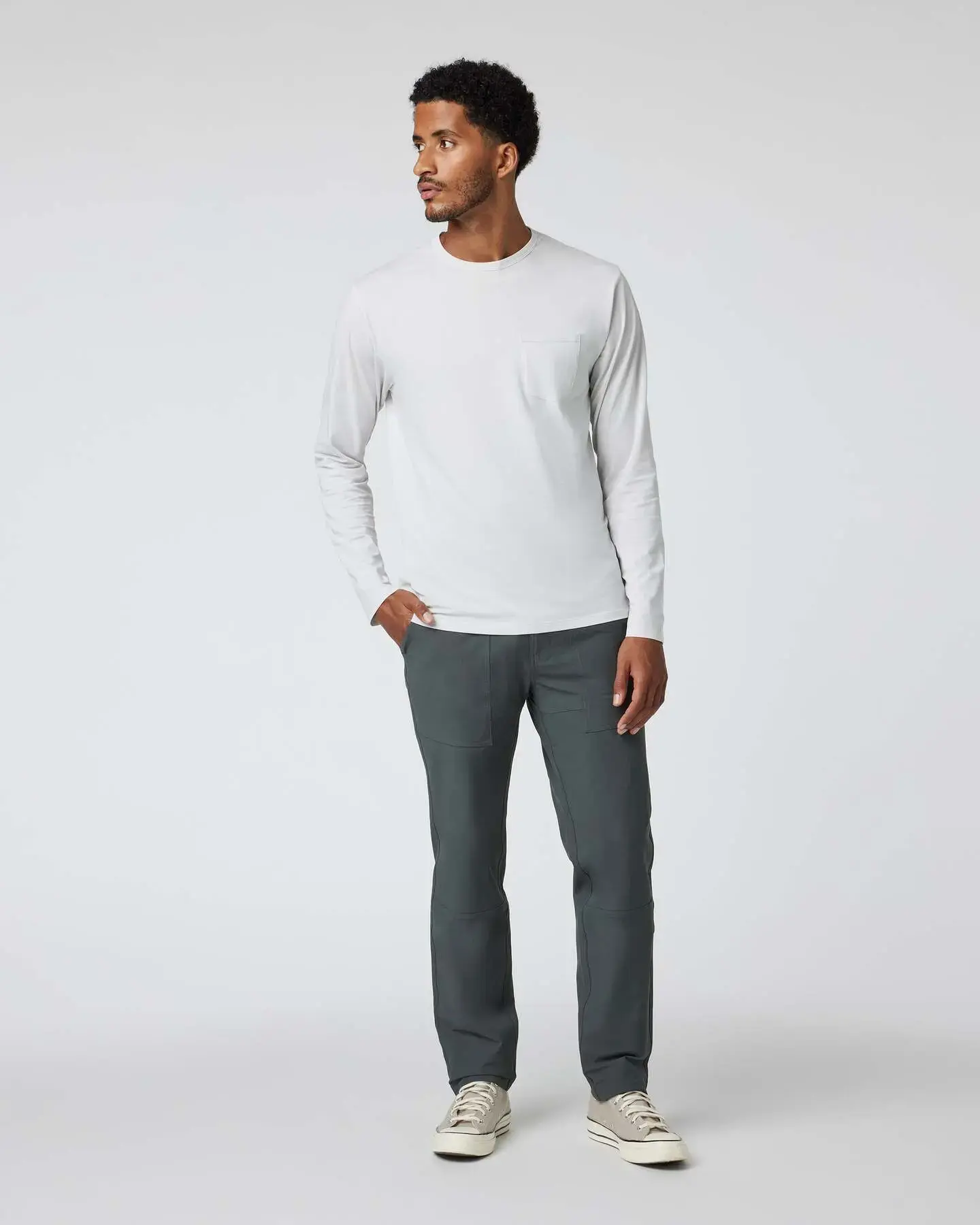 Long Sleeve Men's Feather Tee - Image 3