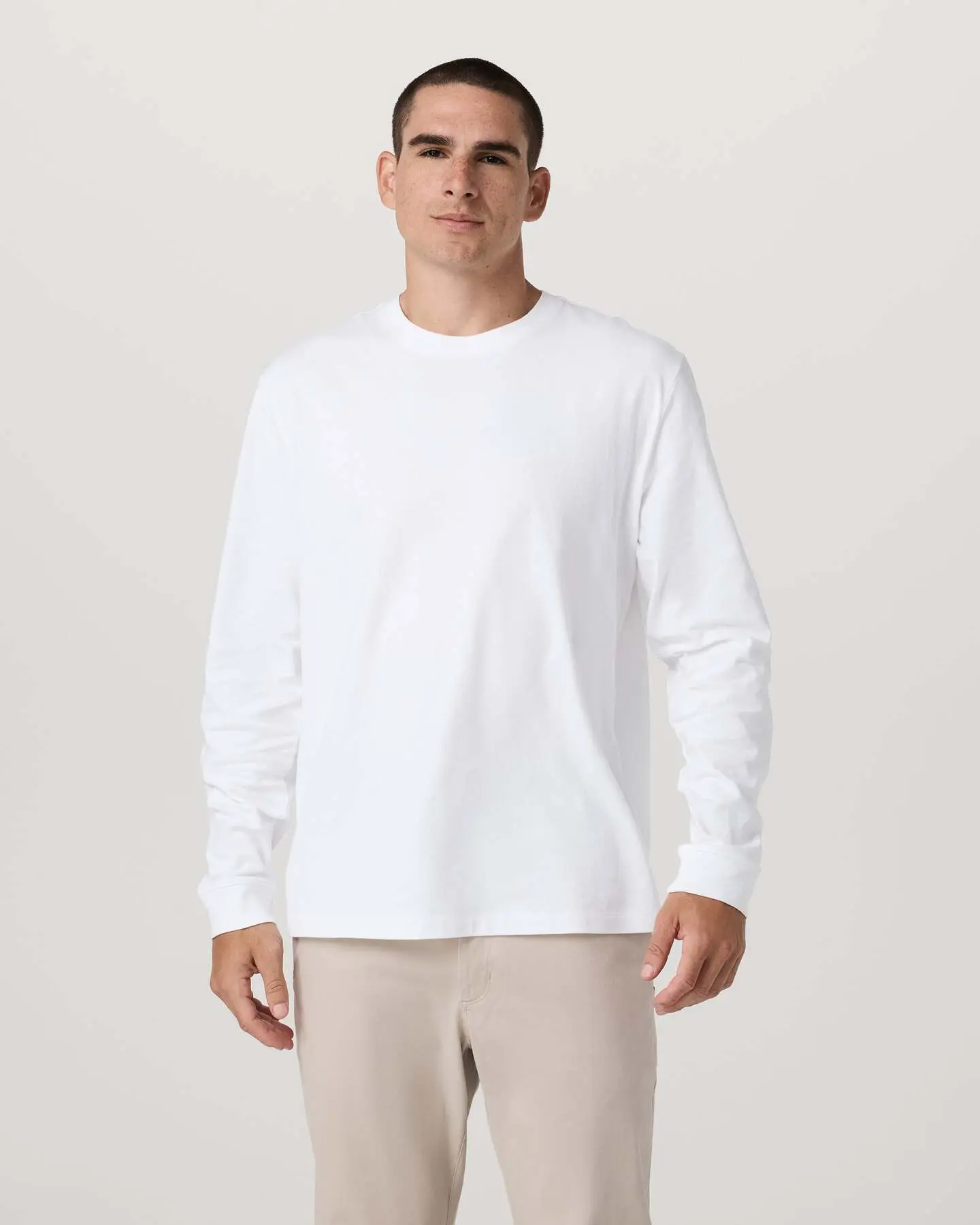 Long Sleeve Vuori Heavyweight Cotton Tee - Relaxed Fit