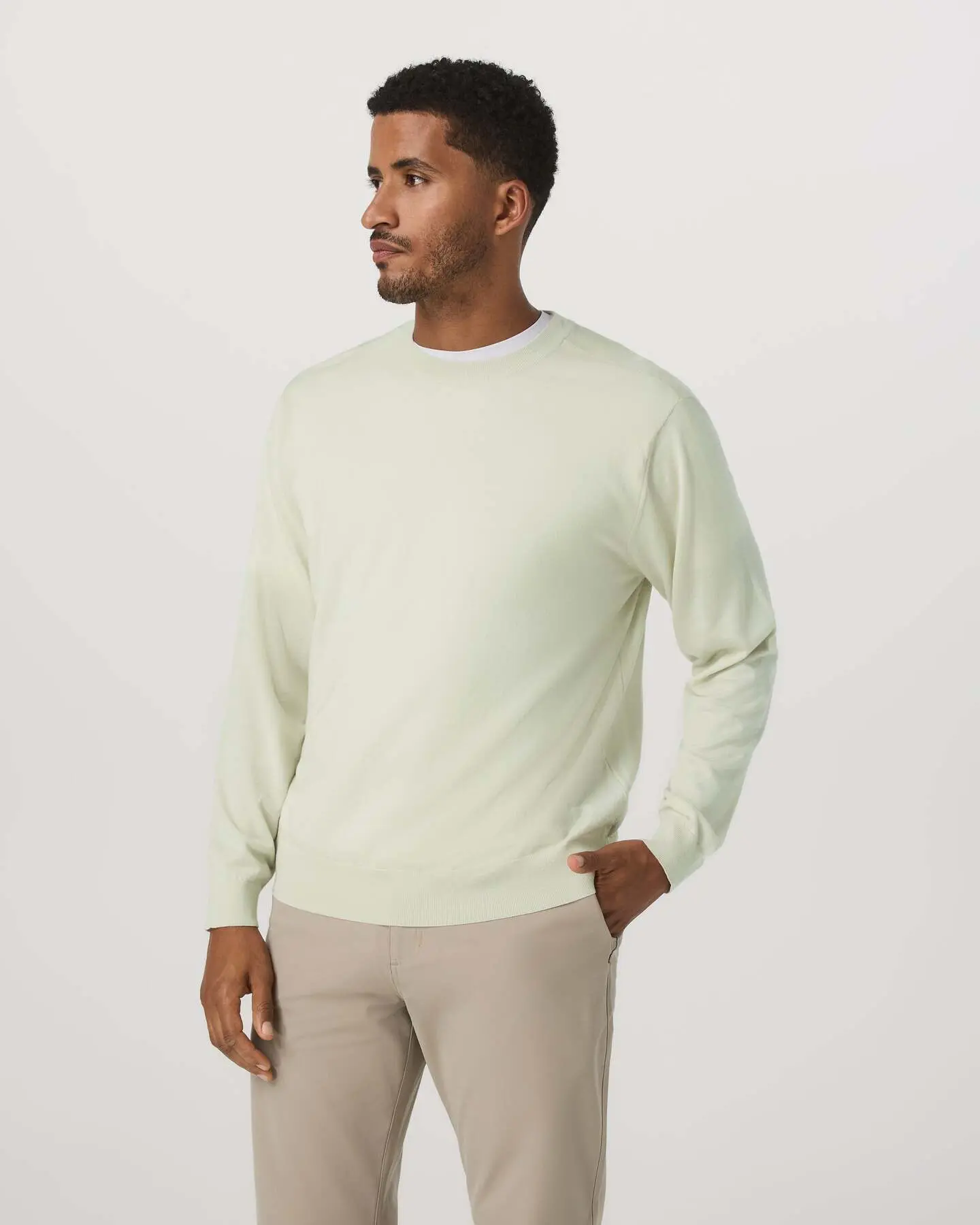 Merino Fine Gauge Wool Sweater