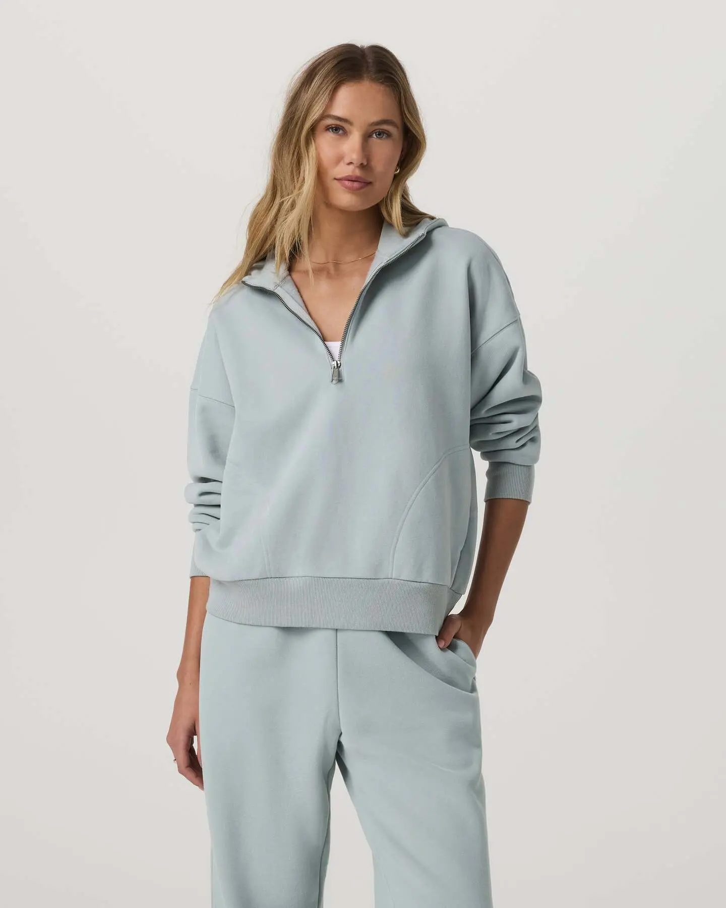 Restore Relaxed Half Zip Hoodie - Image 4