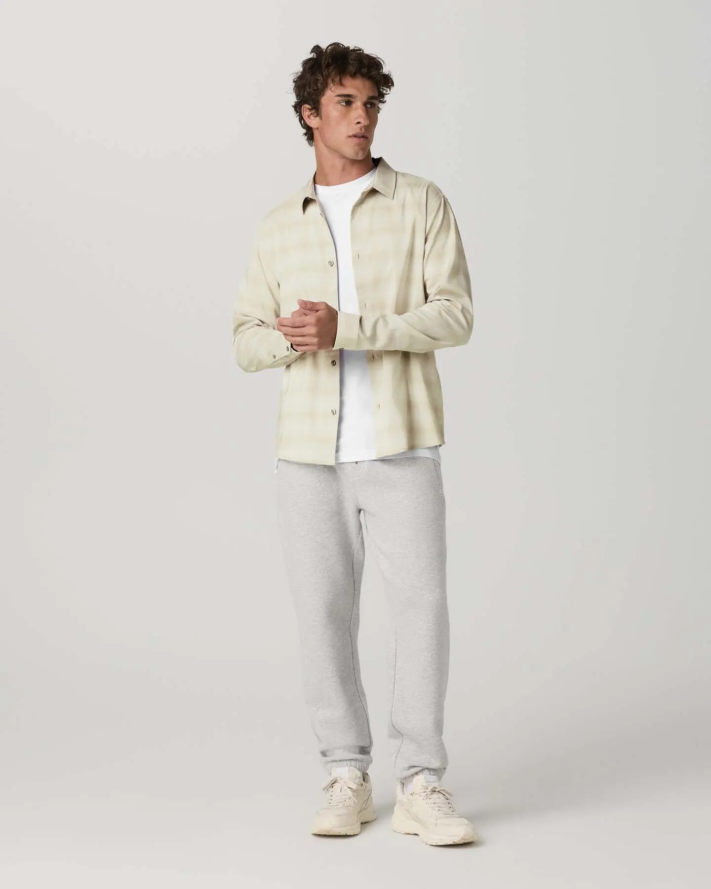 Long Sleeve Plaid Button Down Shirt - Image 4