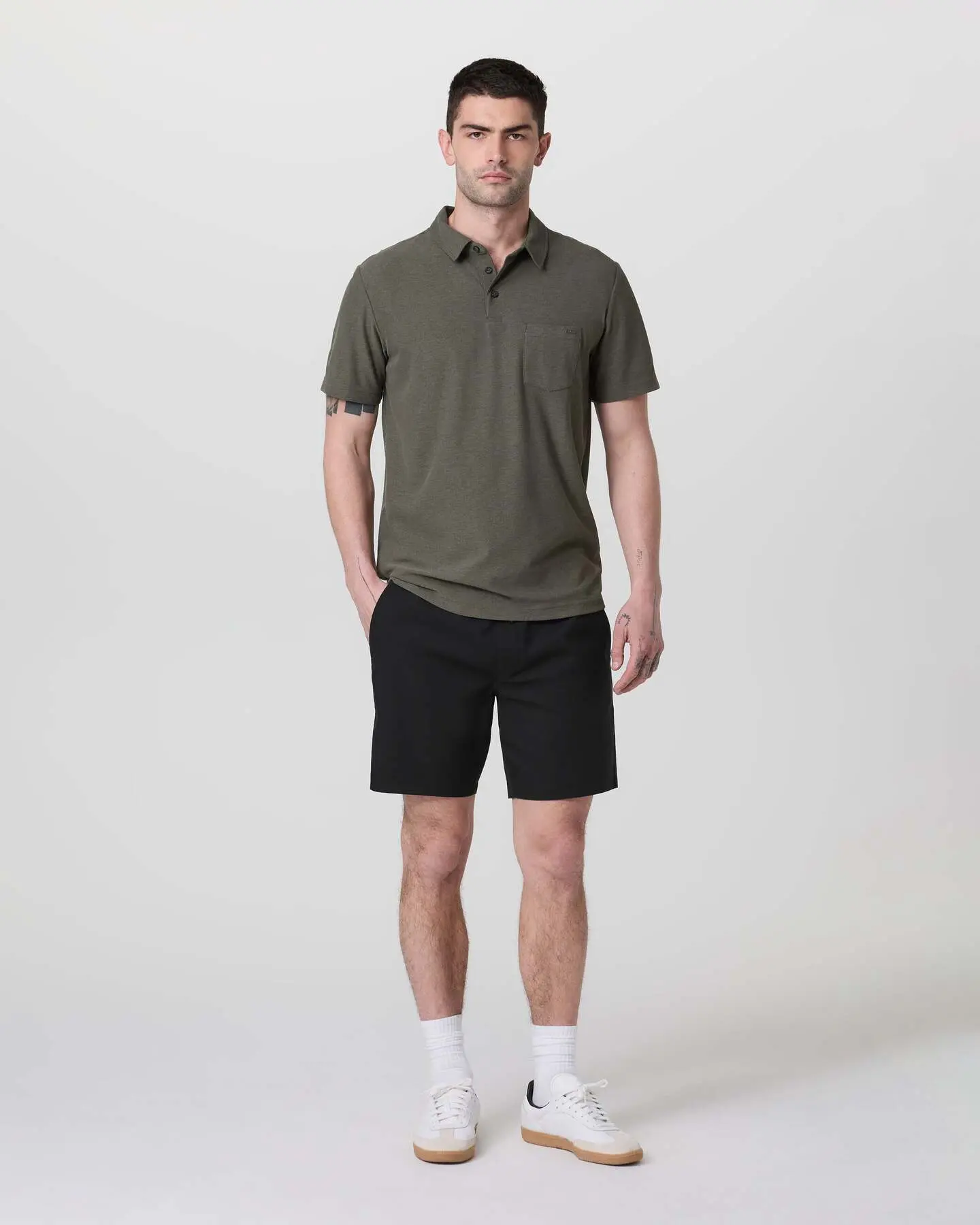 Cascade Crinkle Elastic Waist Short 8" - Image 4