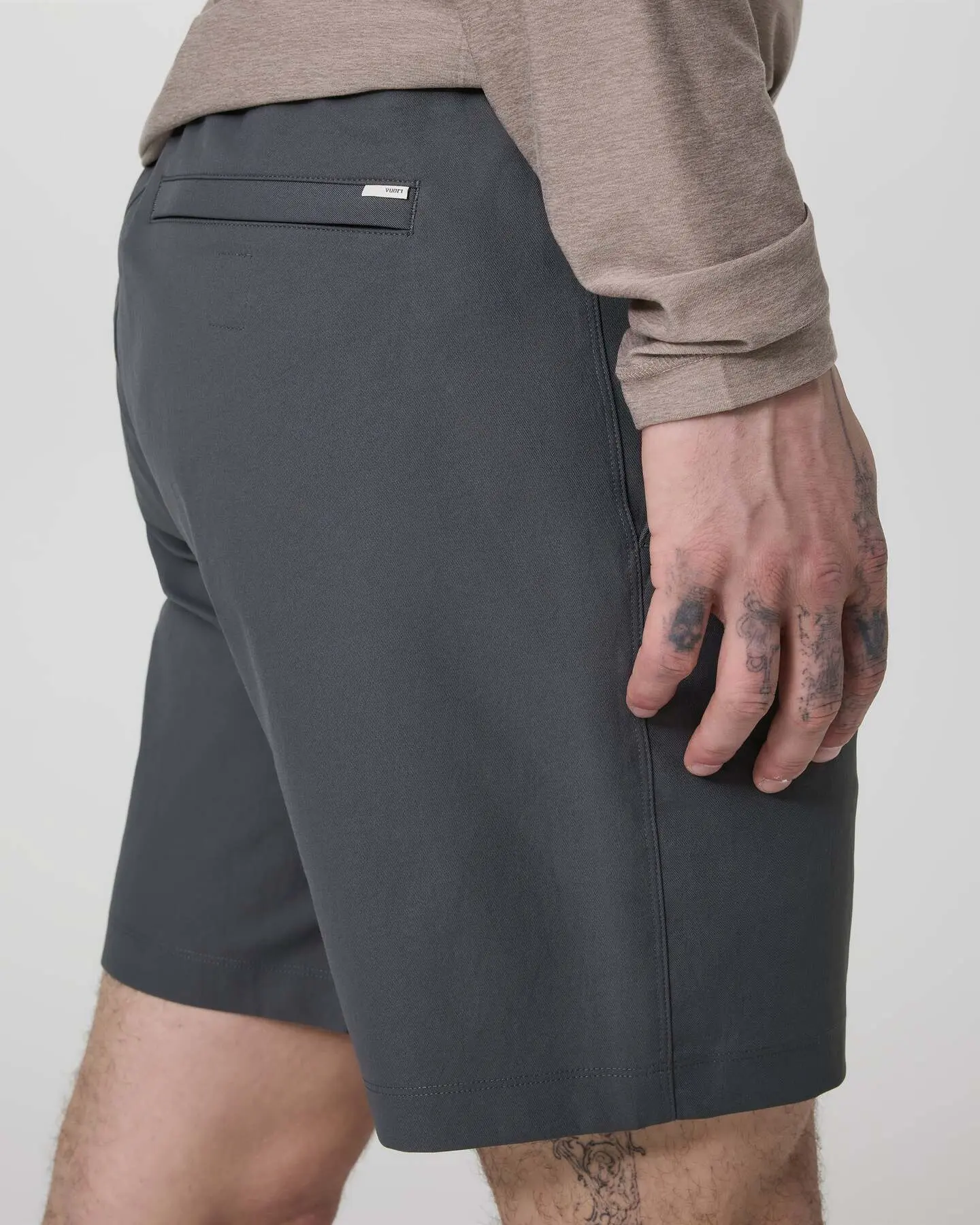 Cascade Crinkle Elastic Waist Short 8" - Image 4