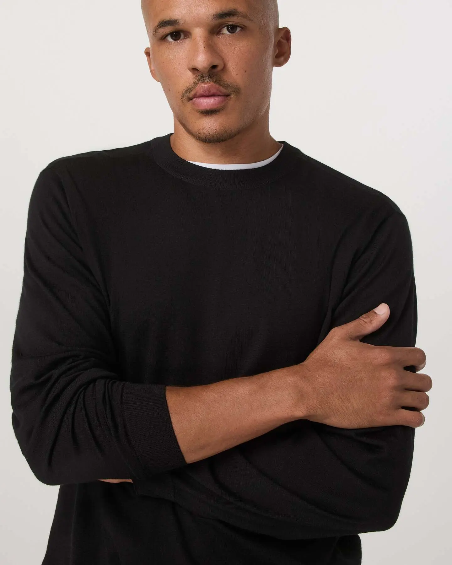Merino Fine Gauge Wool Sweater - Image 2