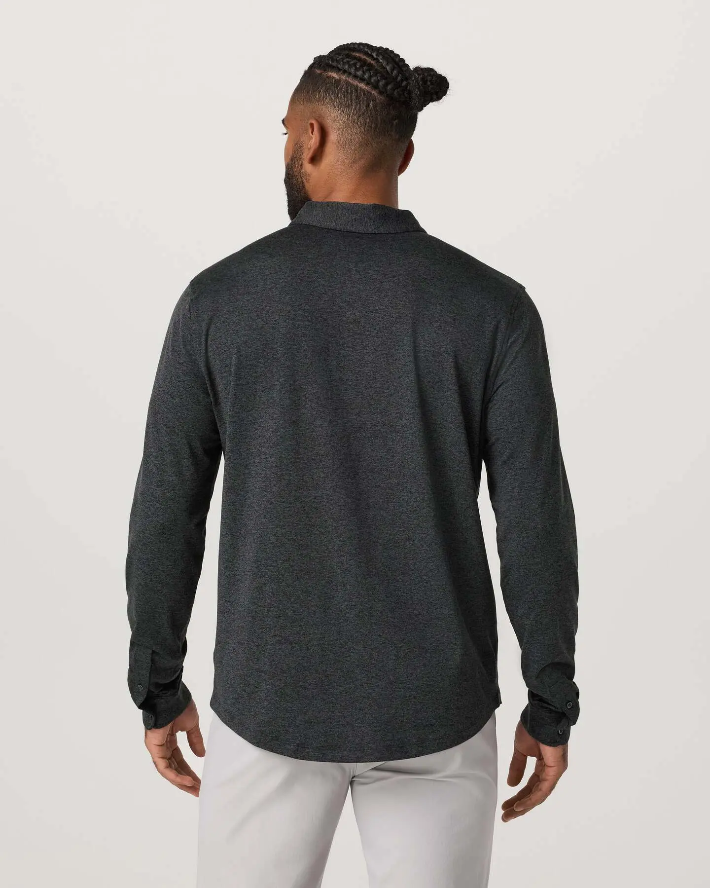Long Sleeve Ponto Button Down Shirt - Image 3