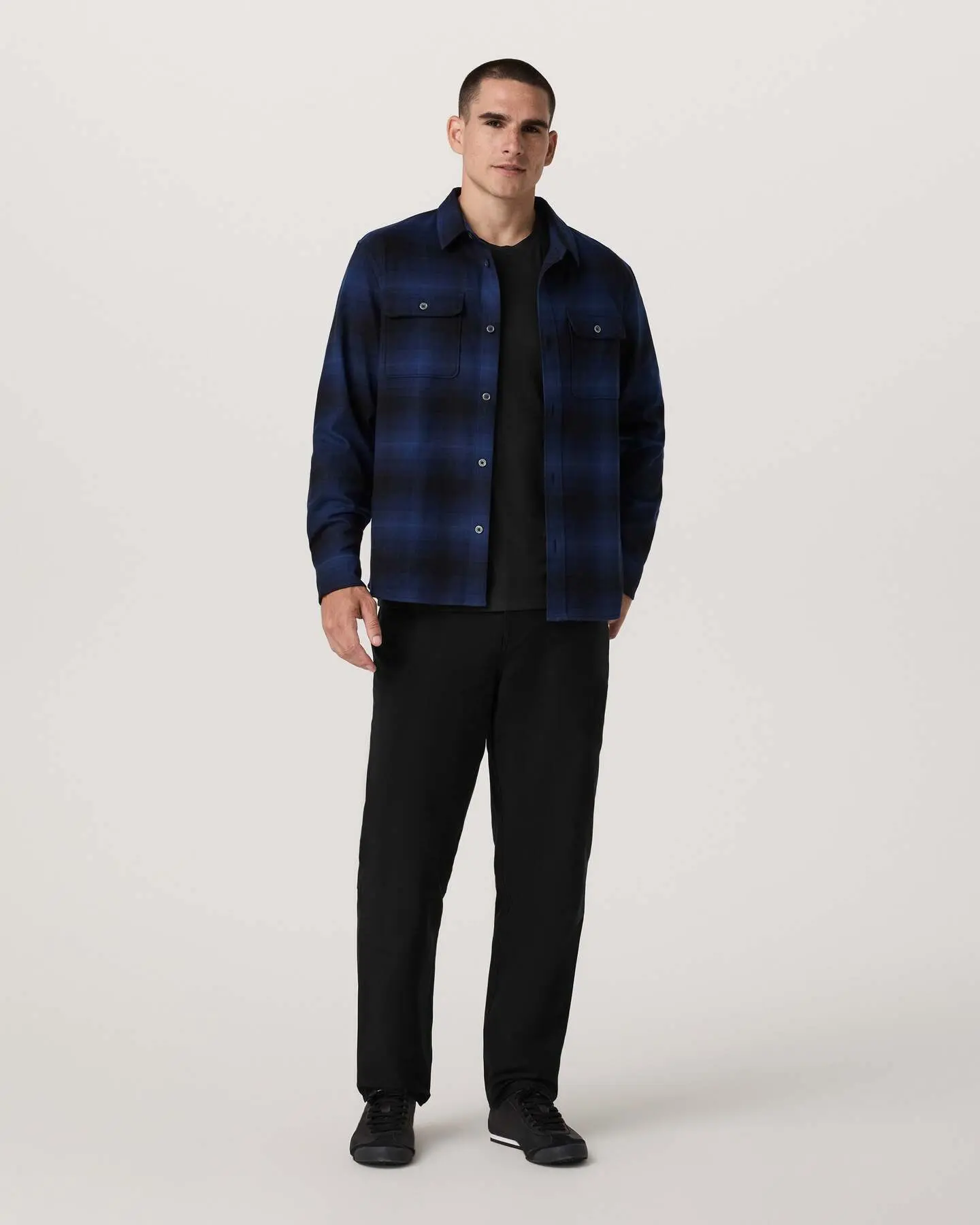 Long Sleeve Flannel Button Down Shirt - Image 2