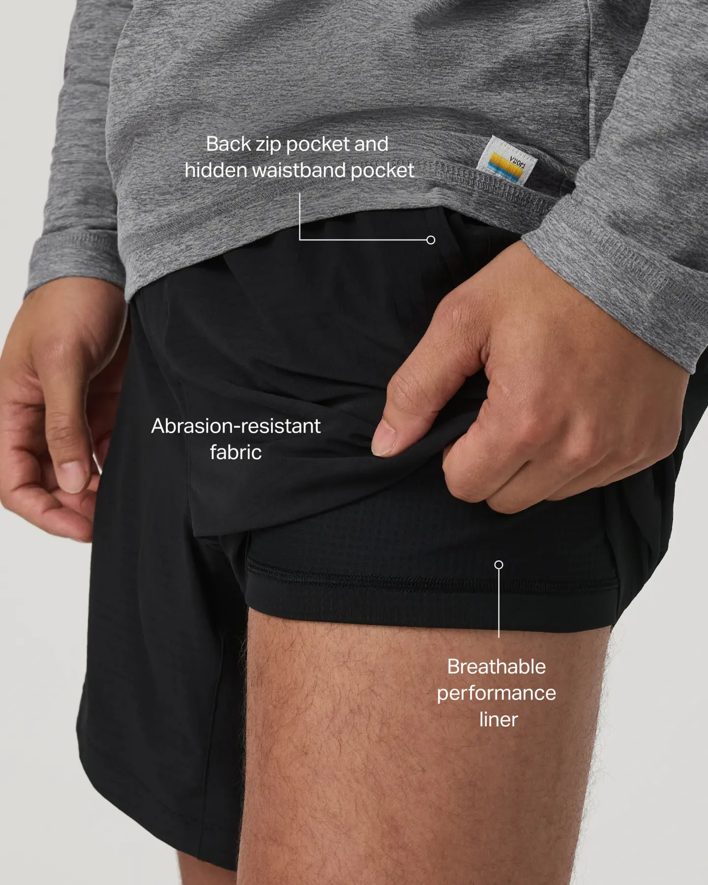 Vuori Hardkore Short Lined 7" - Image 2