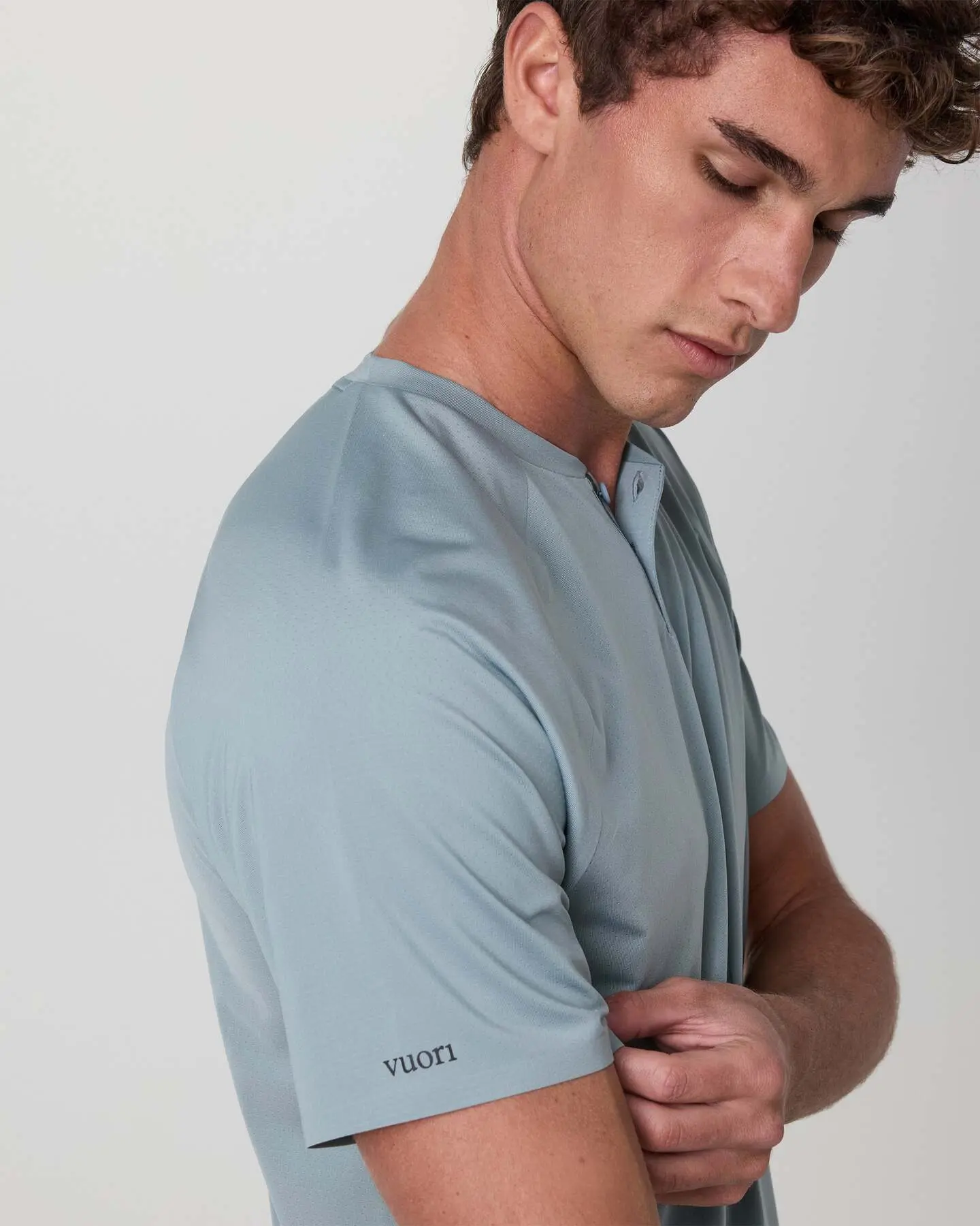 Short Sleeve Viewpoint Henley - Image 2