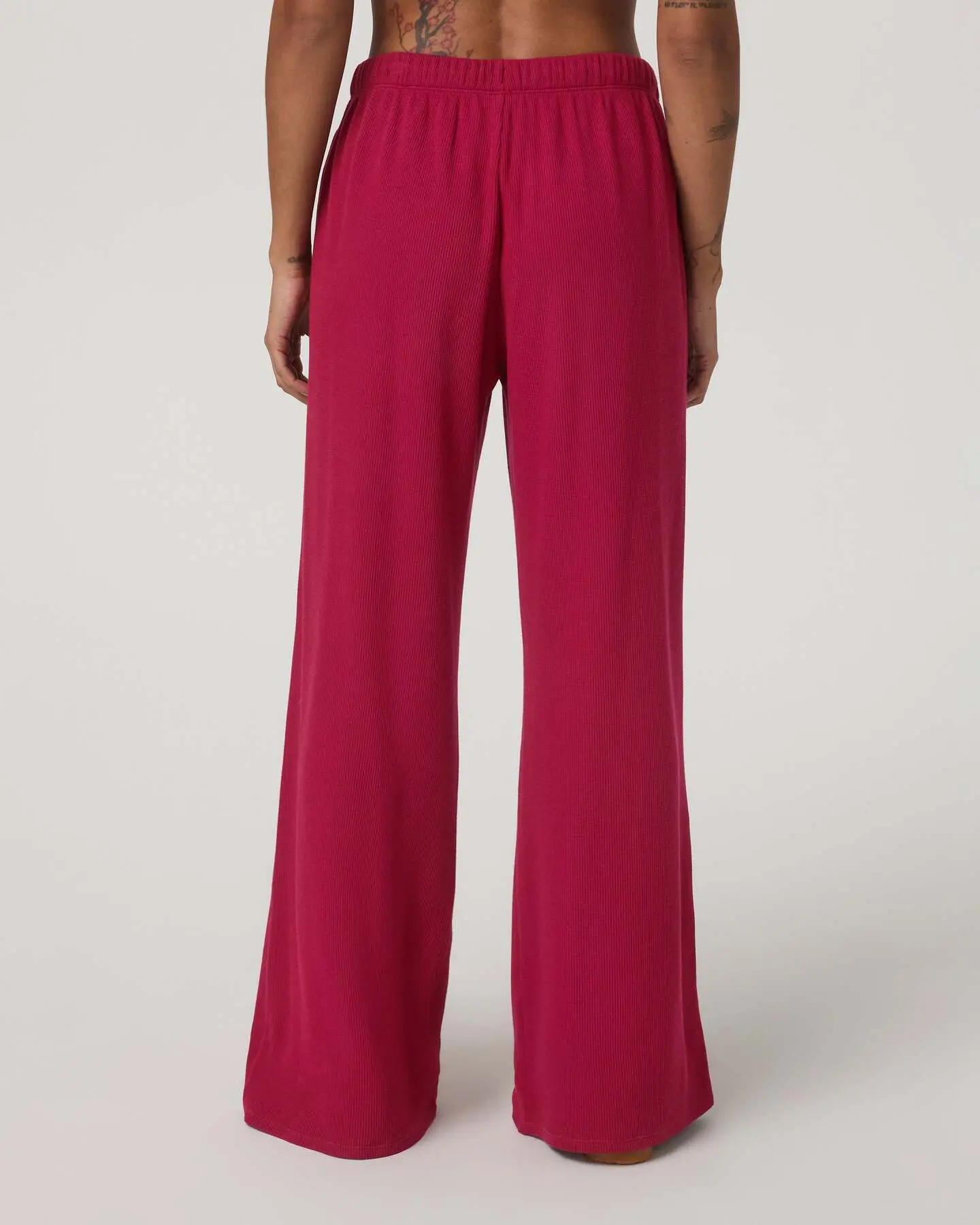 Waffle Wideleg Pant - Image 3