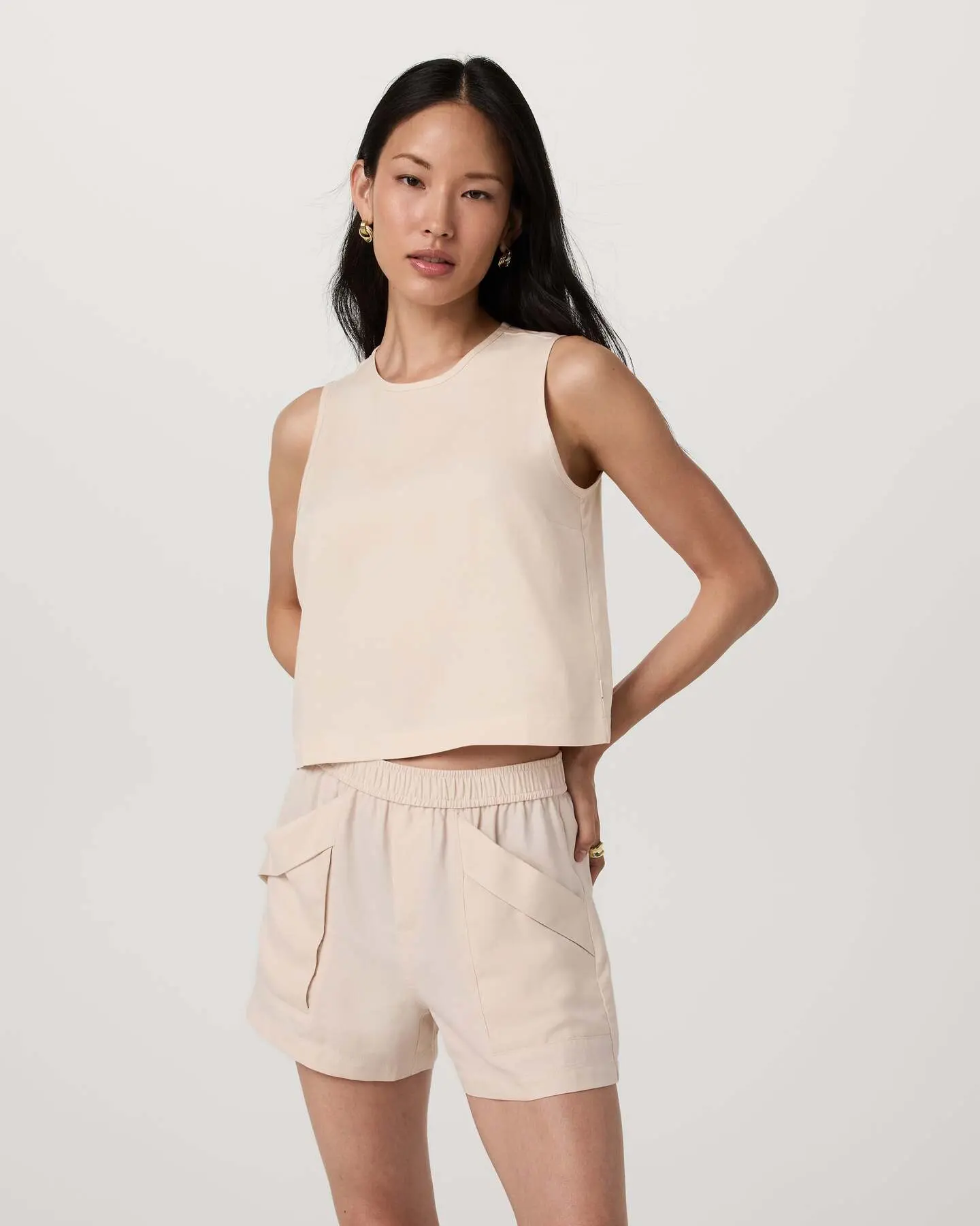 Trestles Twill Crop Tank - Image 6