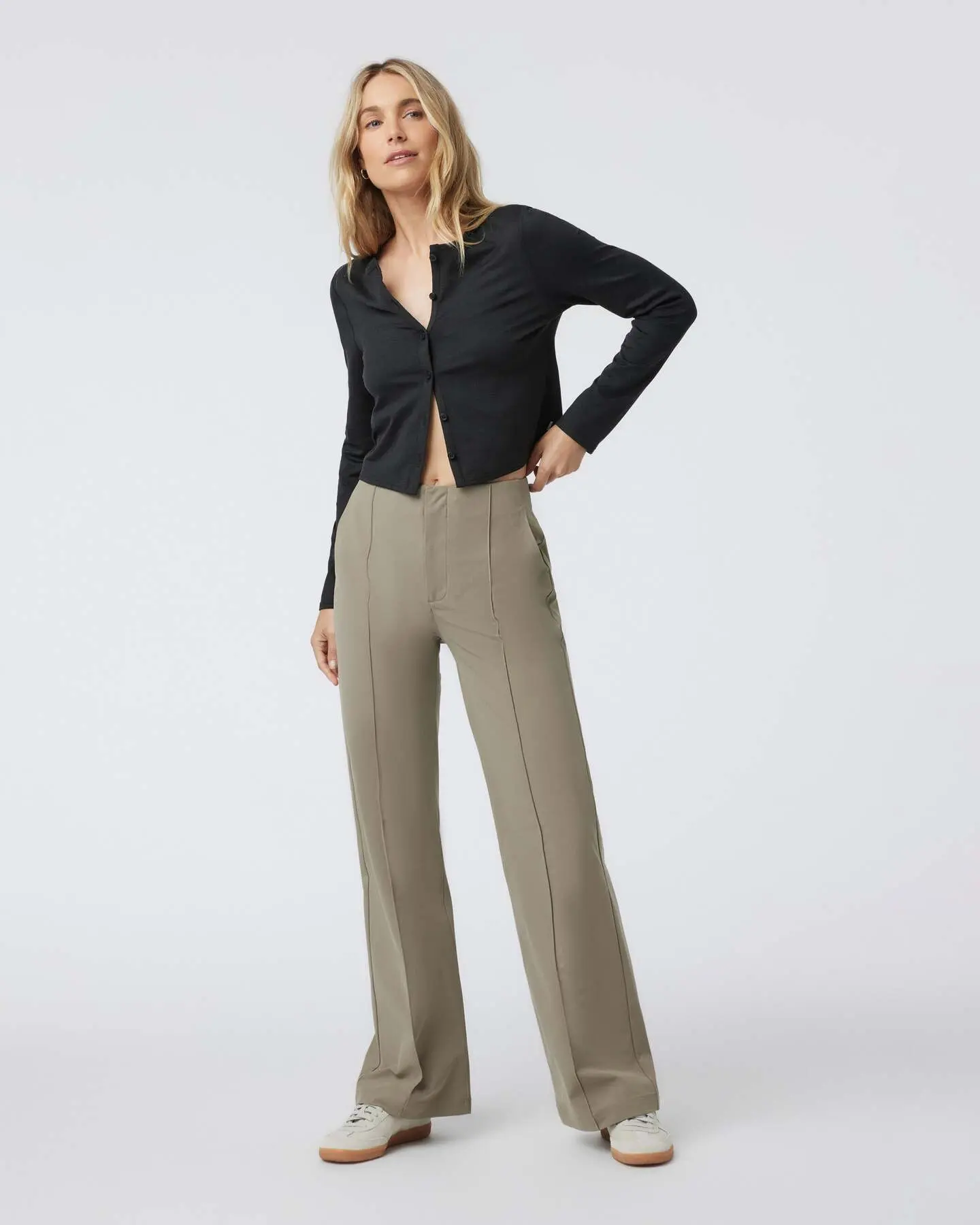 Womens Vuori Meta Wideleg Pant