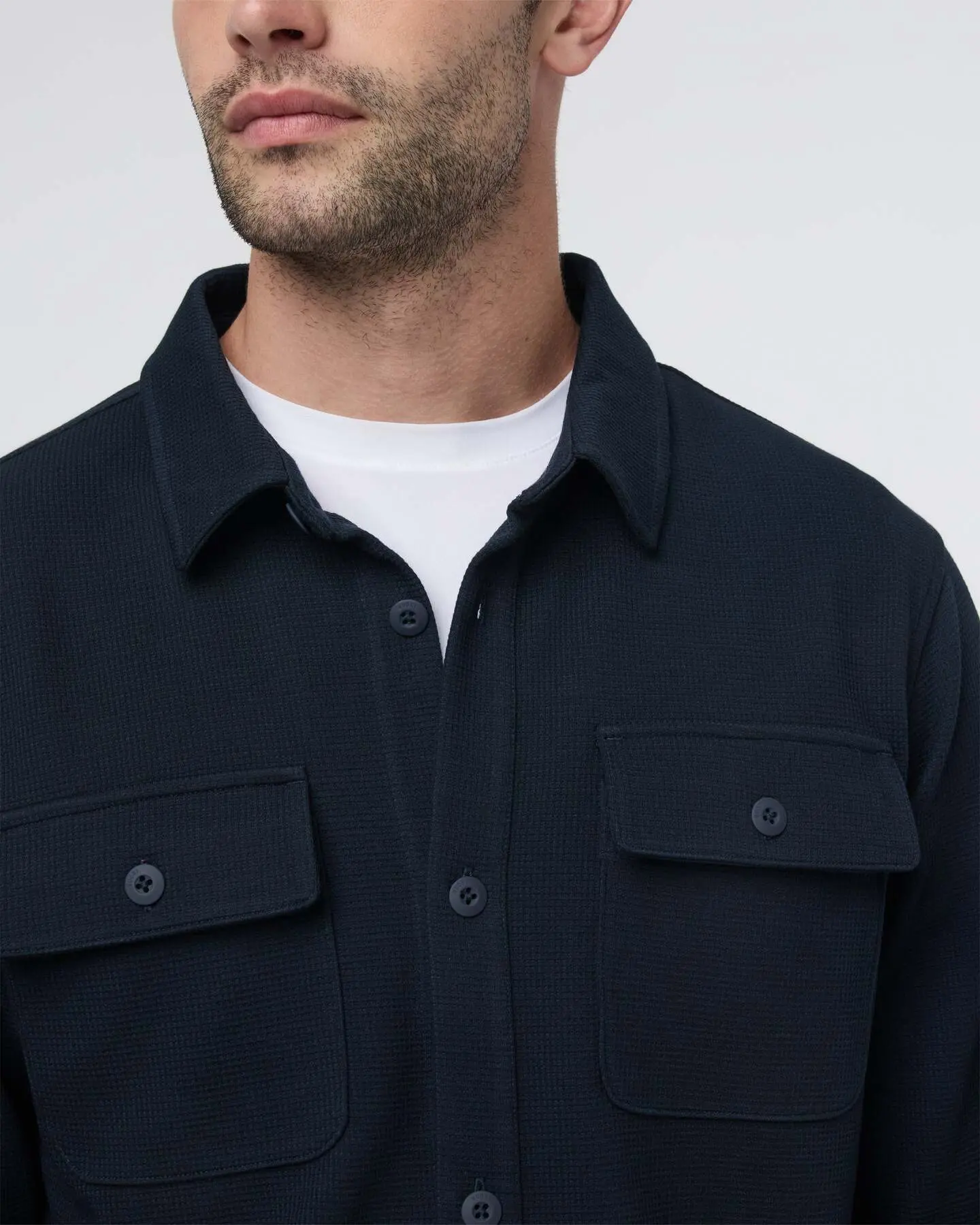 Waffle Shirt Jacket - Image 3