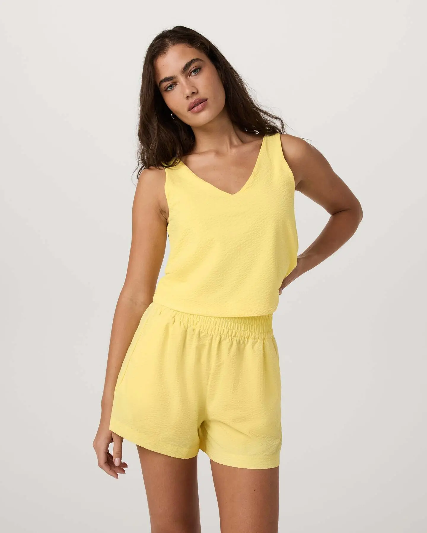 Villa Textured Crop Tank - Image 2