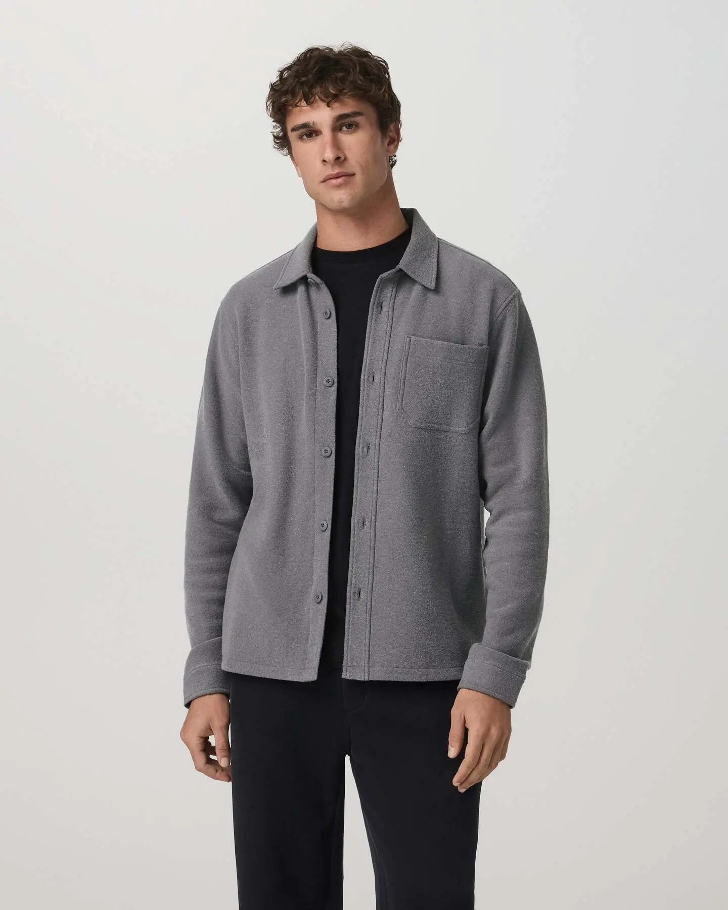 Beach Fleece Shirt Jacket