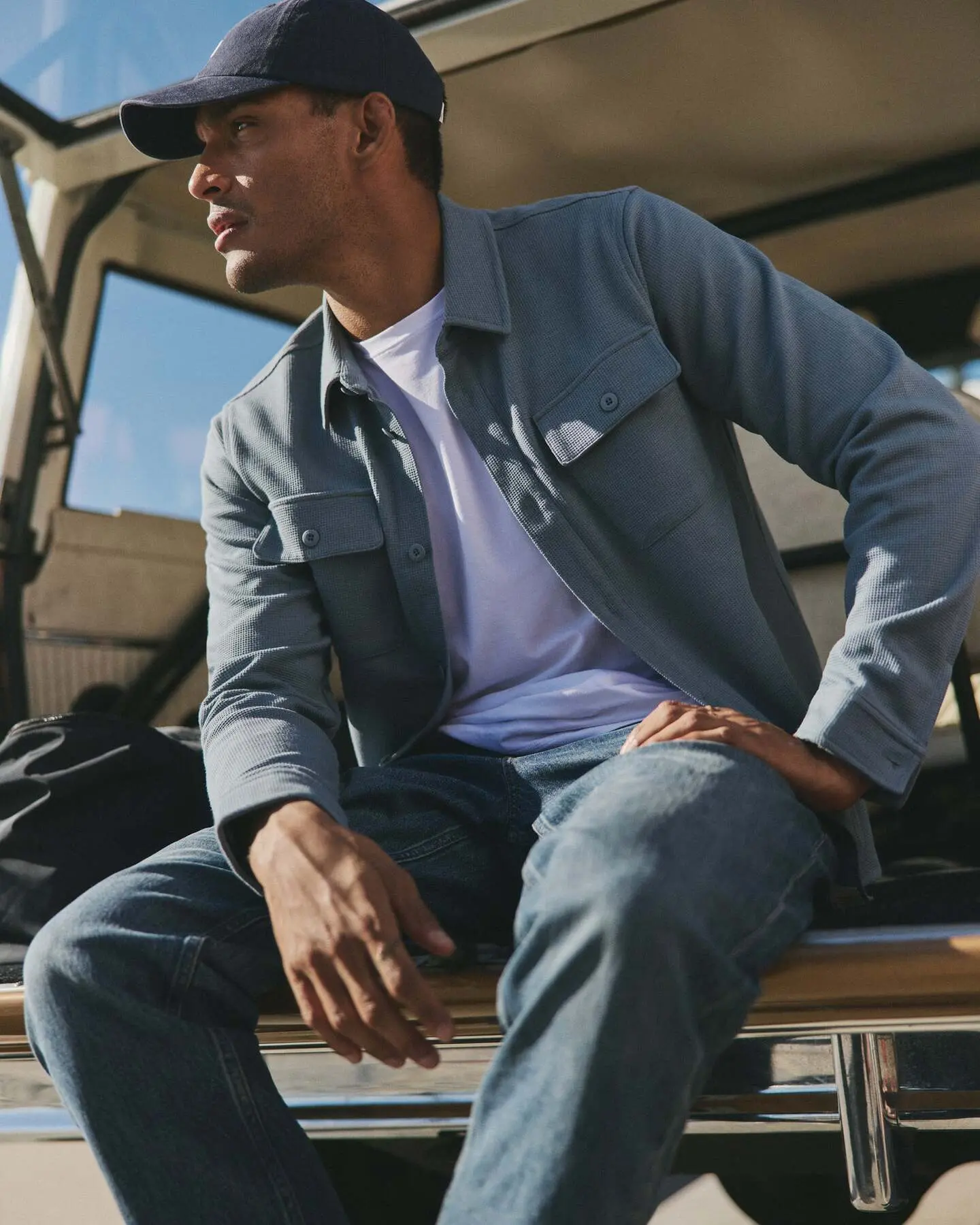 Waffle Shirt Jacket