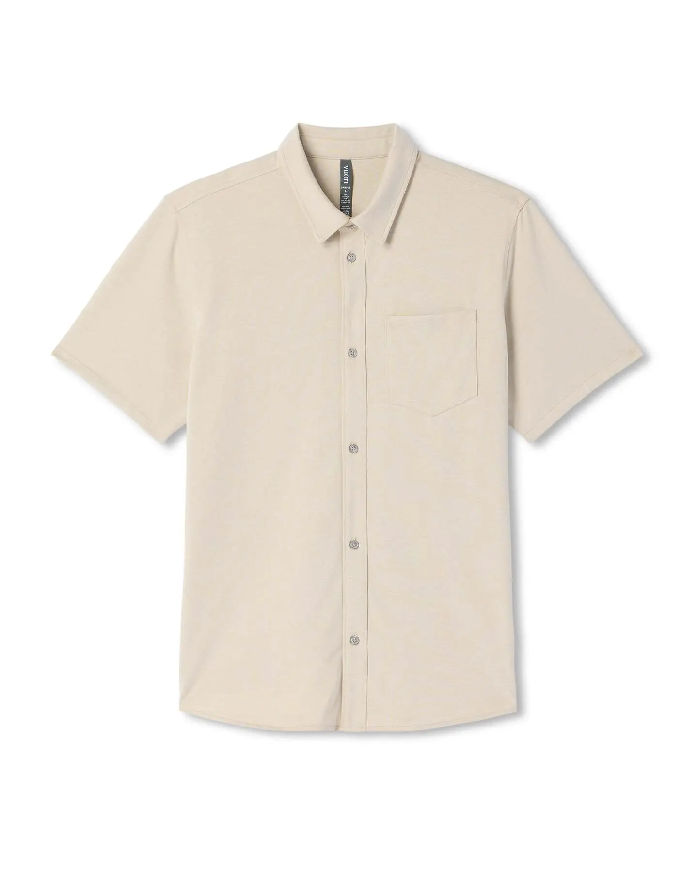 Short Sleeve Knit Oxford Button Down - Classic Fit - Image 6
