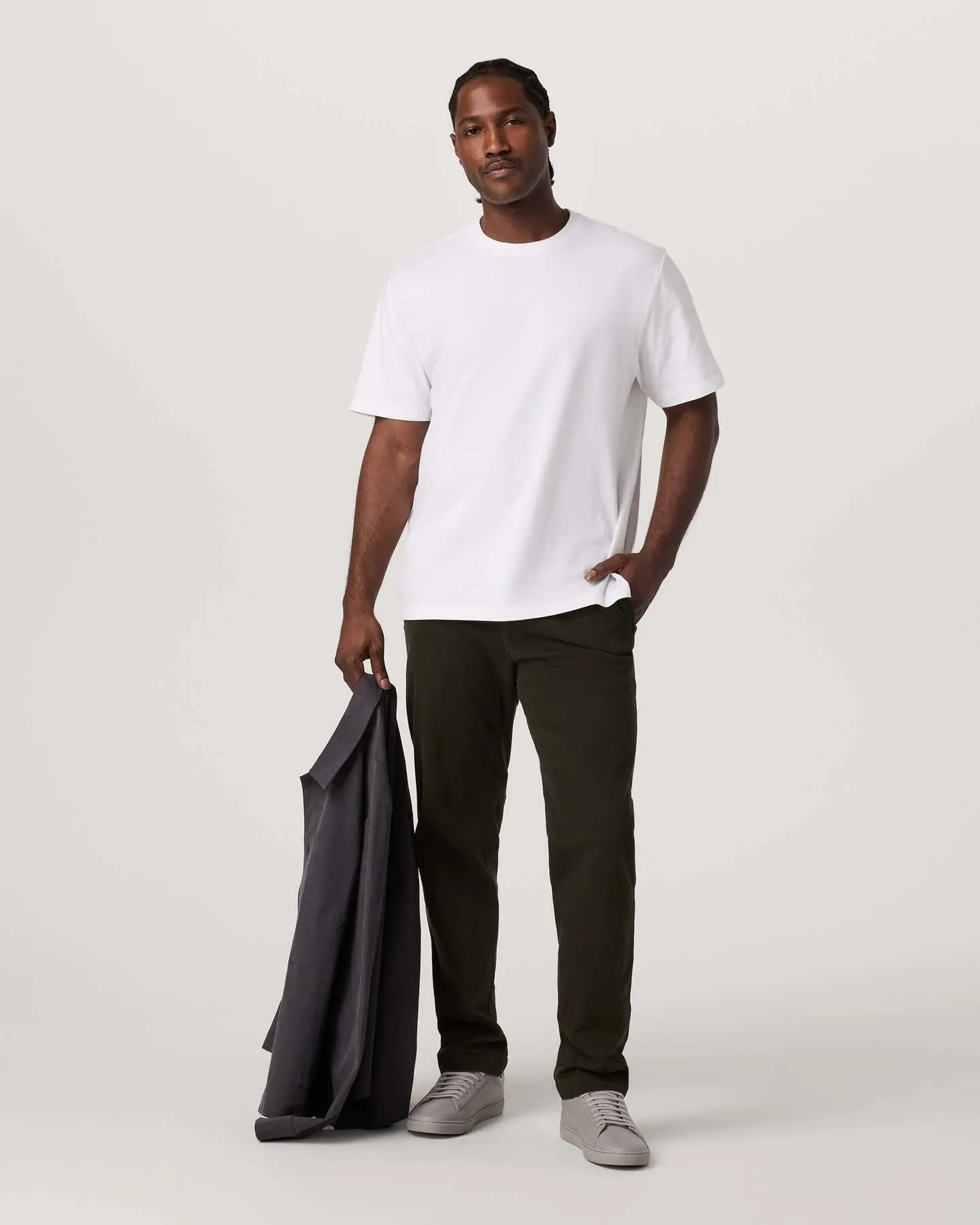 Short Sleeve Vuori Heavyweight Cotton Tee - Relaxed Fit - Image 3