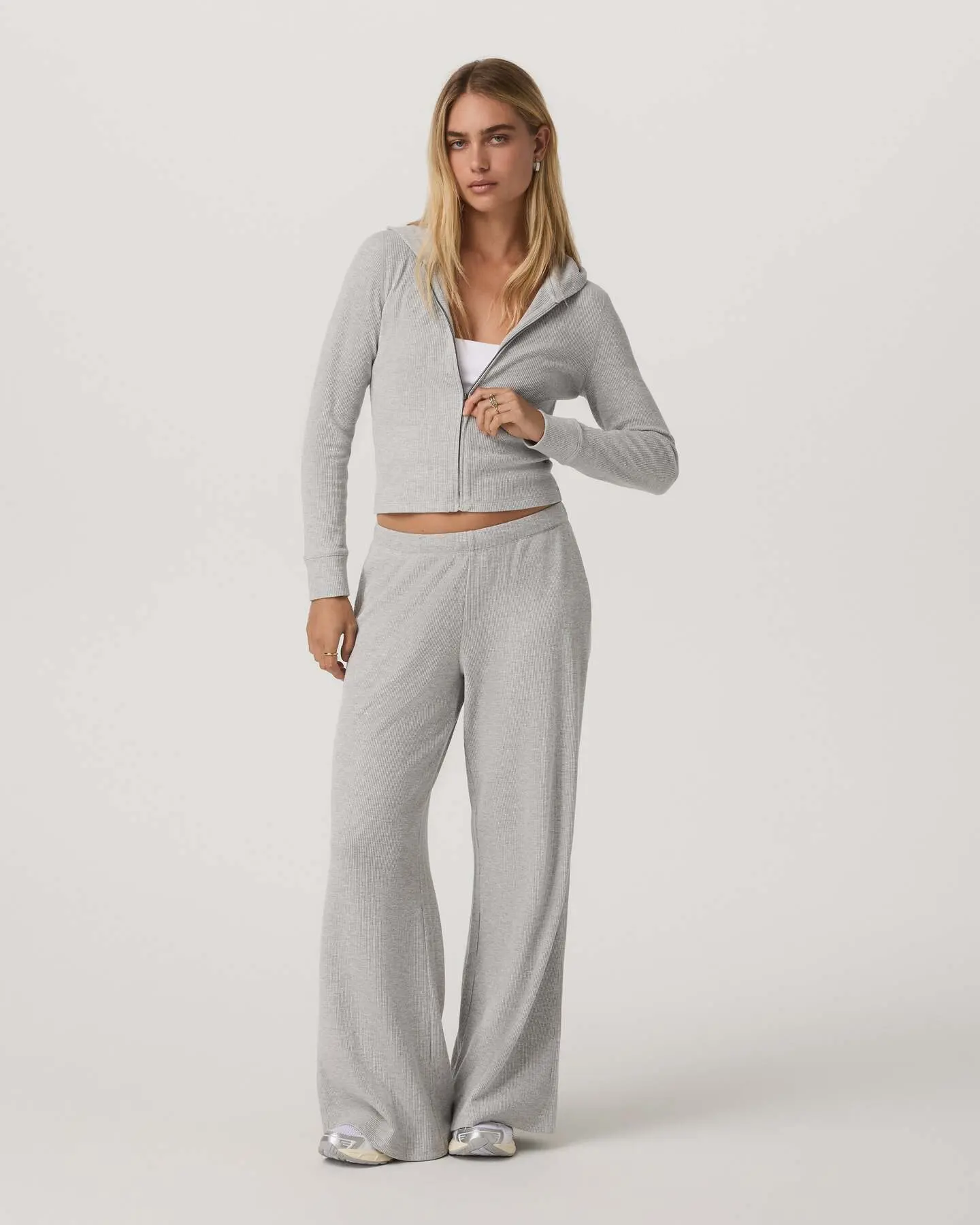 Waffle Wideleg Pant - Short - Image 4