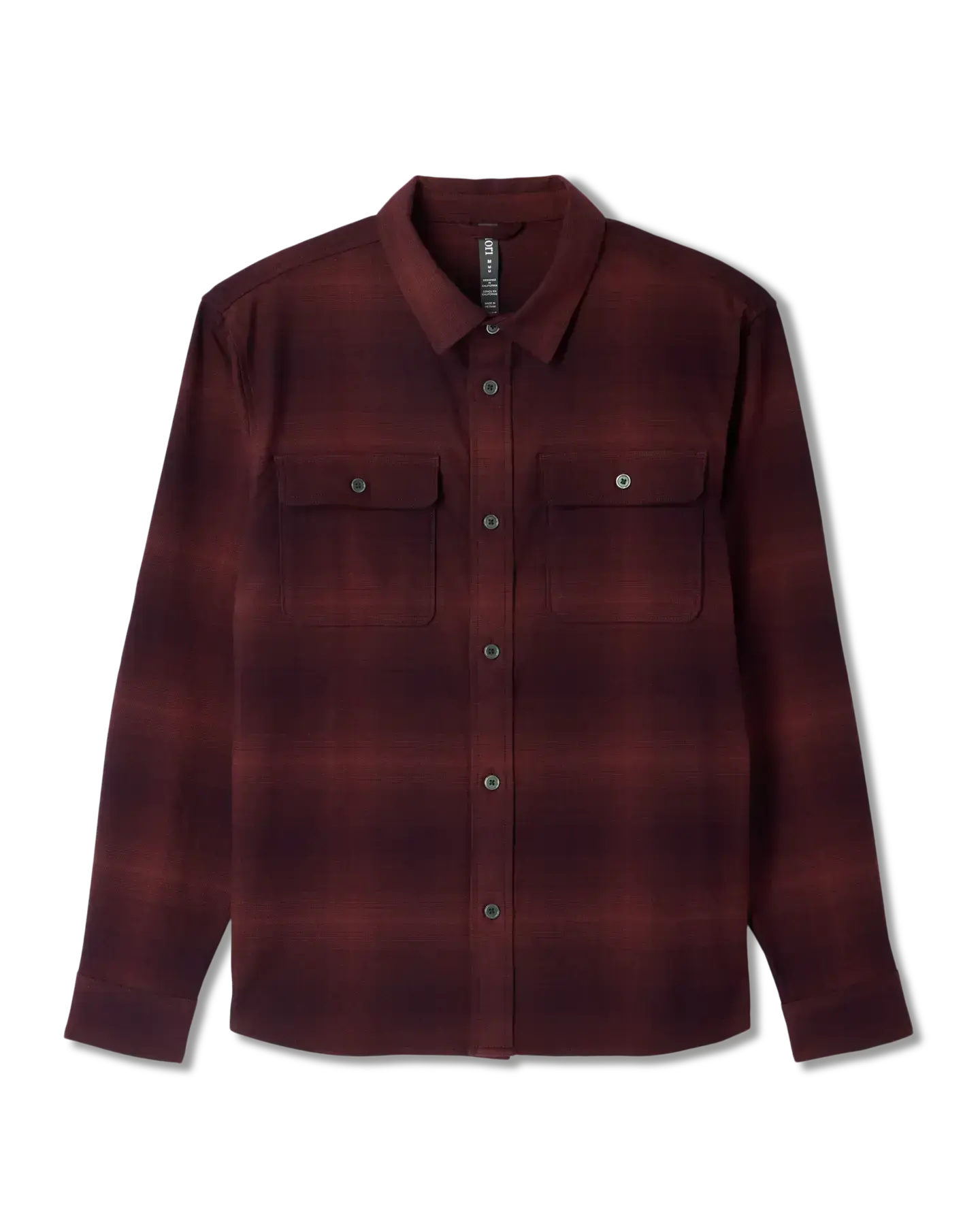 Long Sleeve Flannel Button Down Shirt - Image 6