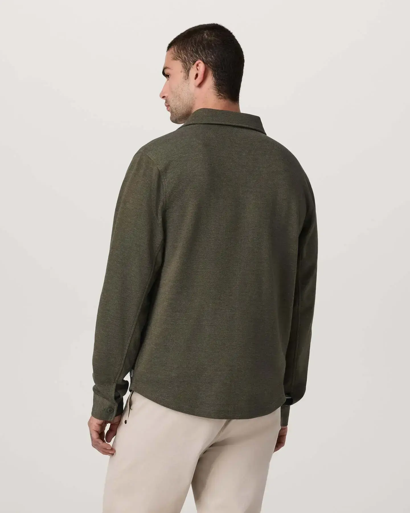 Long Sleeve Jeffreys Button Down Overshirt - Image 5