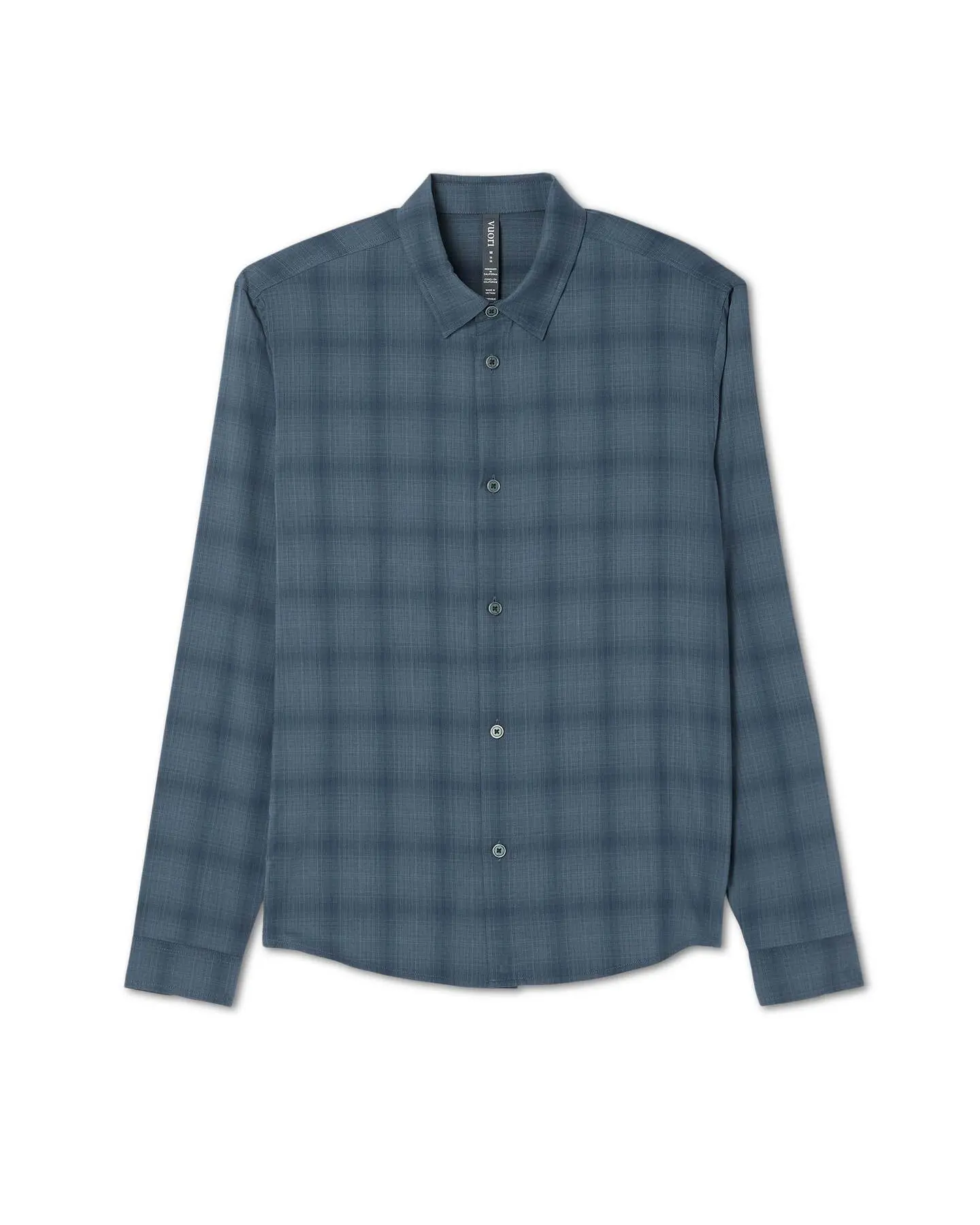Long Sleeve Plaid Button Down Shirt - Image 6