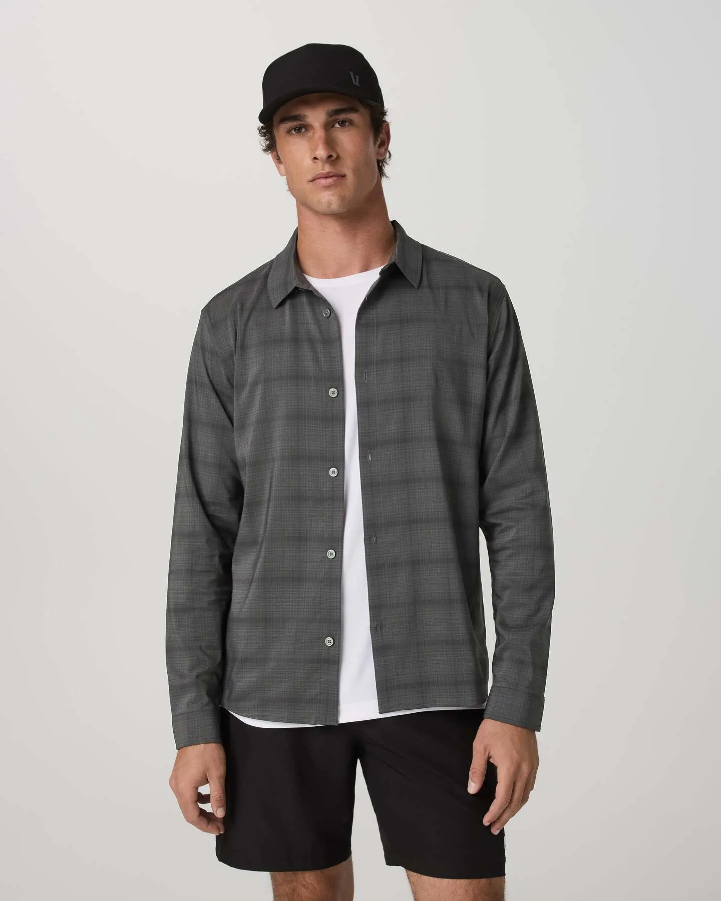Long Sleeve Plaid Button Down Shirt
