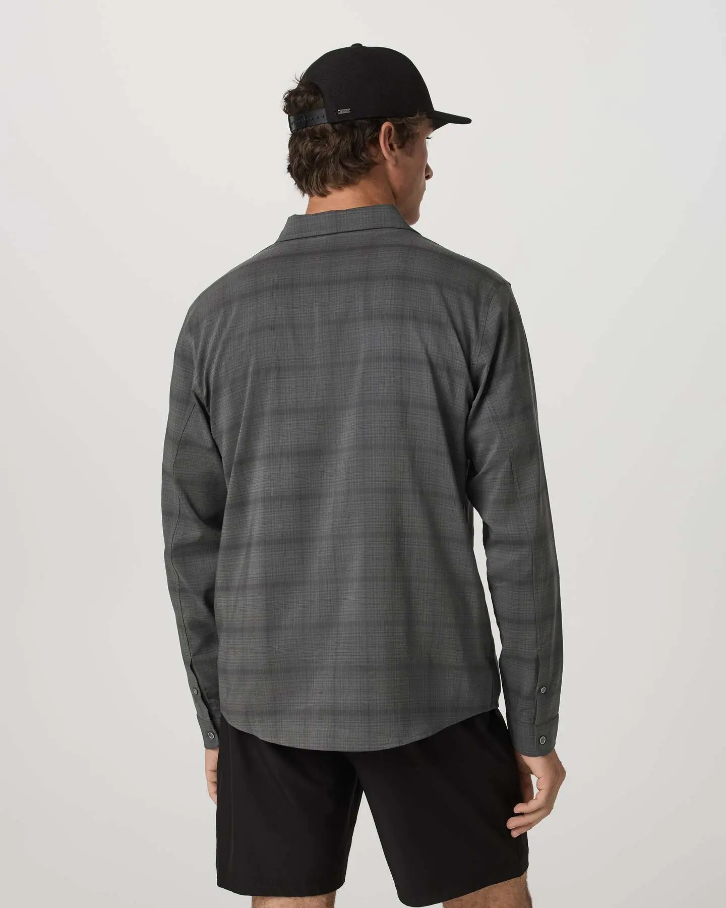 Long Sleeve Plaid Button Down Shirt - Image 3