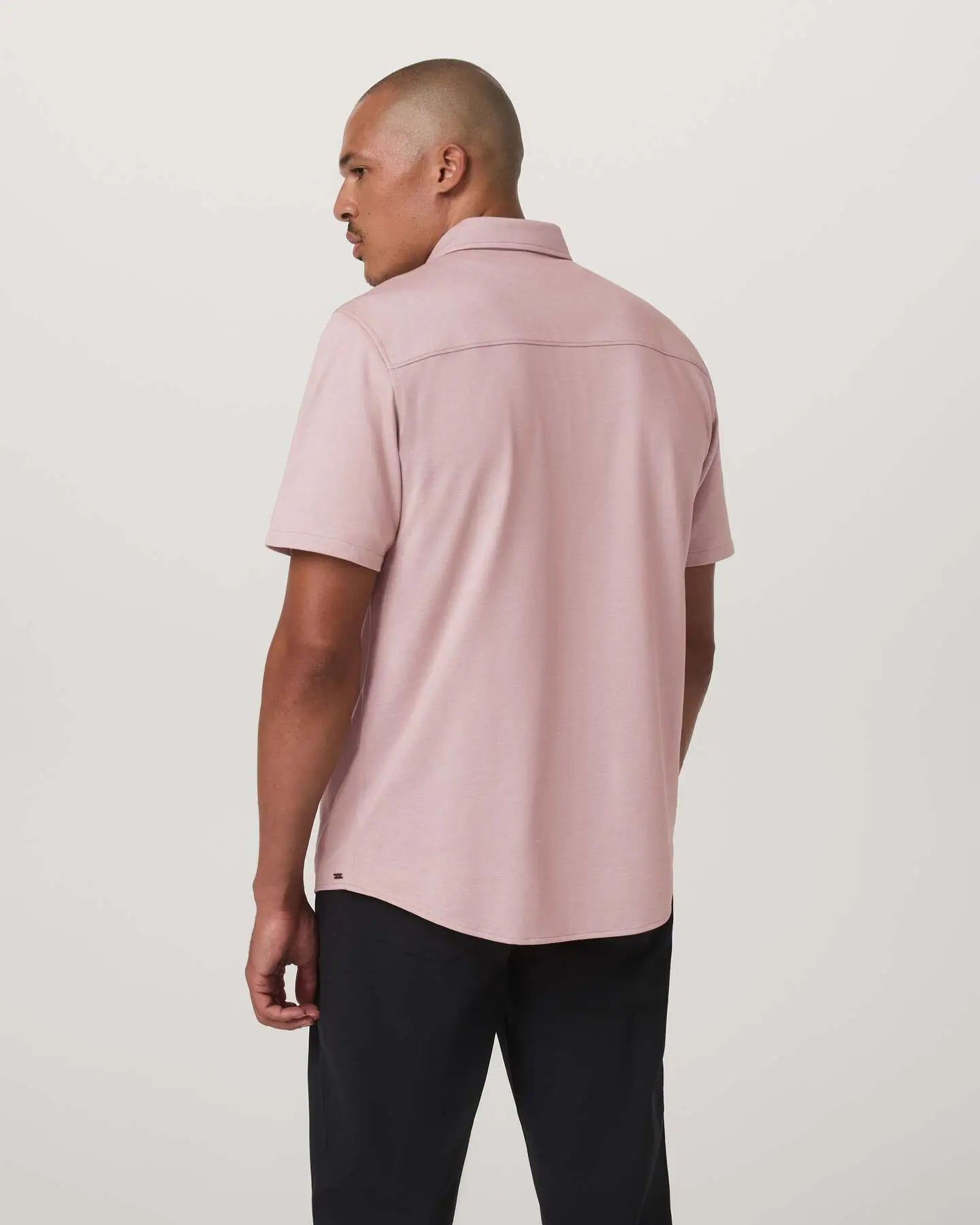 Short Sleeve Knit Oxford Button Down - Classic Fit - Image 3