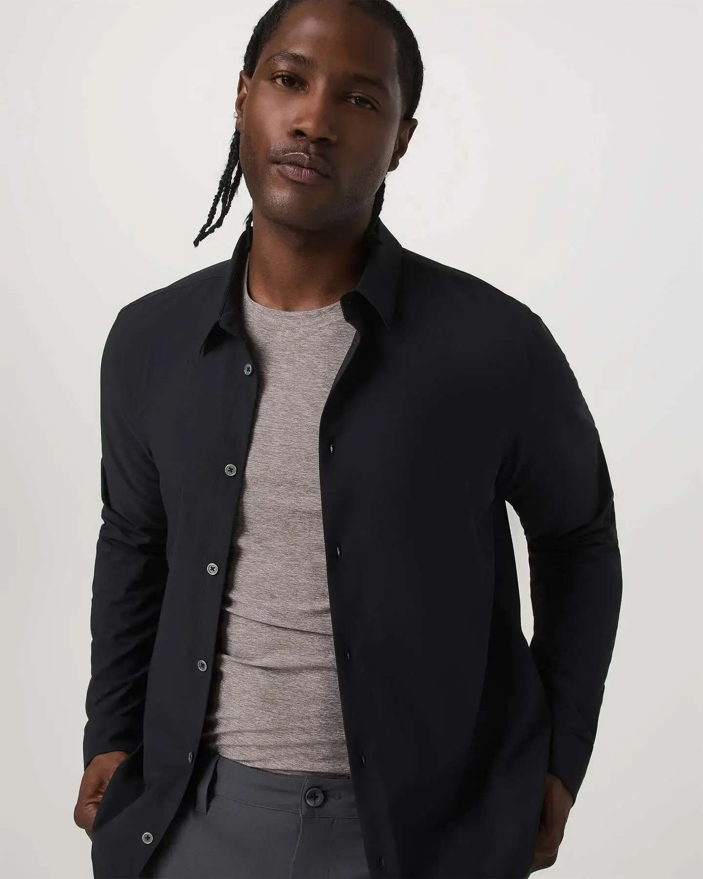 Long Sleeve Manhattan Button Down