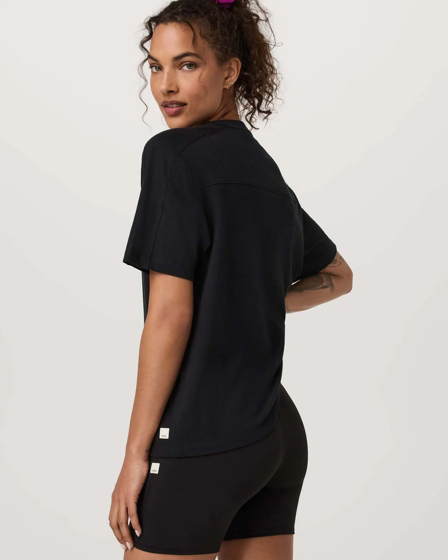 Short Sleeve Heavyweight Oversized Cotton Tee - Image 2