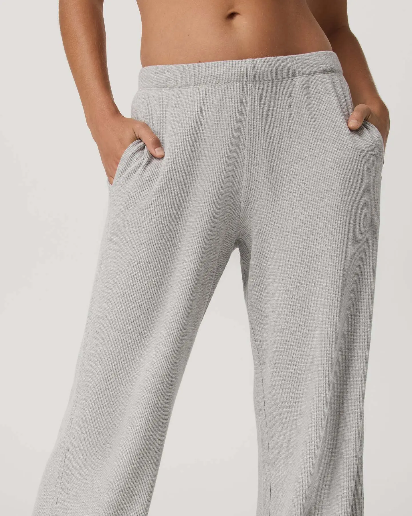 Waffle Wideleg Pant - Image 4