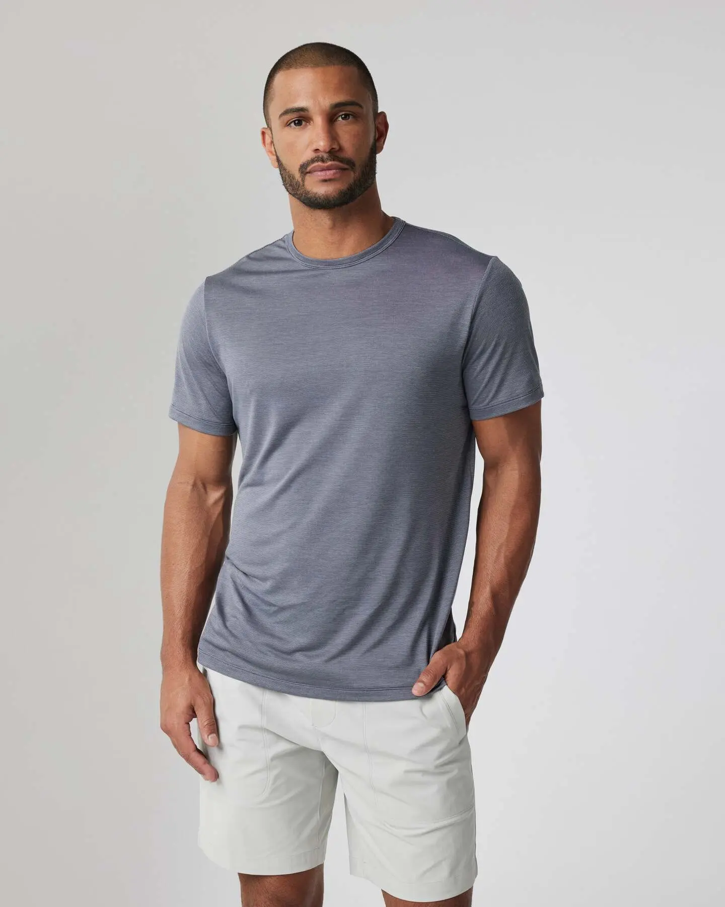 Short Sleeve Marina Stripe Tee - Image 5