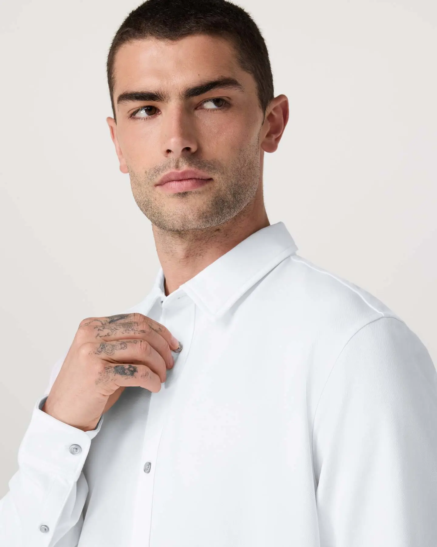 Long Sleeve Knit Oxford Button Down - Classic Fit - Image 2