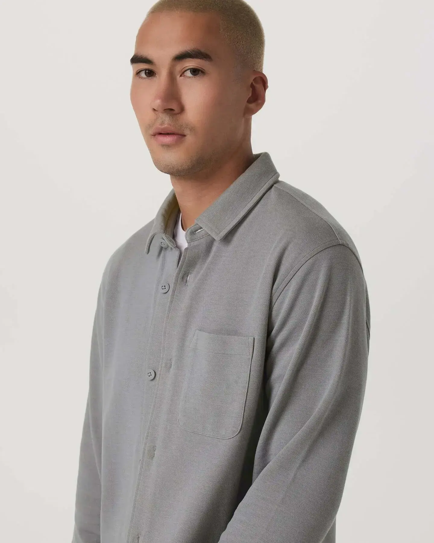 Long Sleeve Jeffreys Button Down Overshirt - Image 5