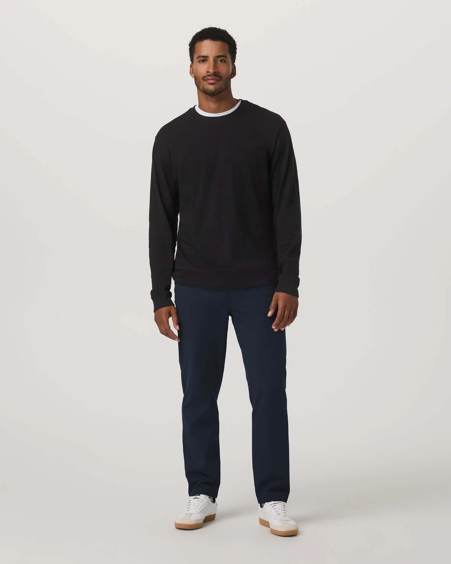 Long Sleeve Vuori Heavyweight Cotton Tee - Relaxed Fit - Image 4