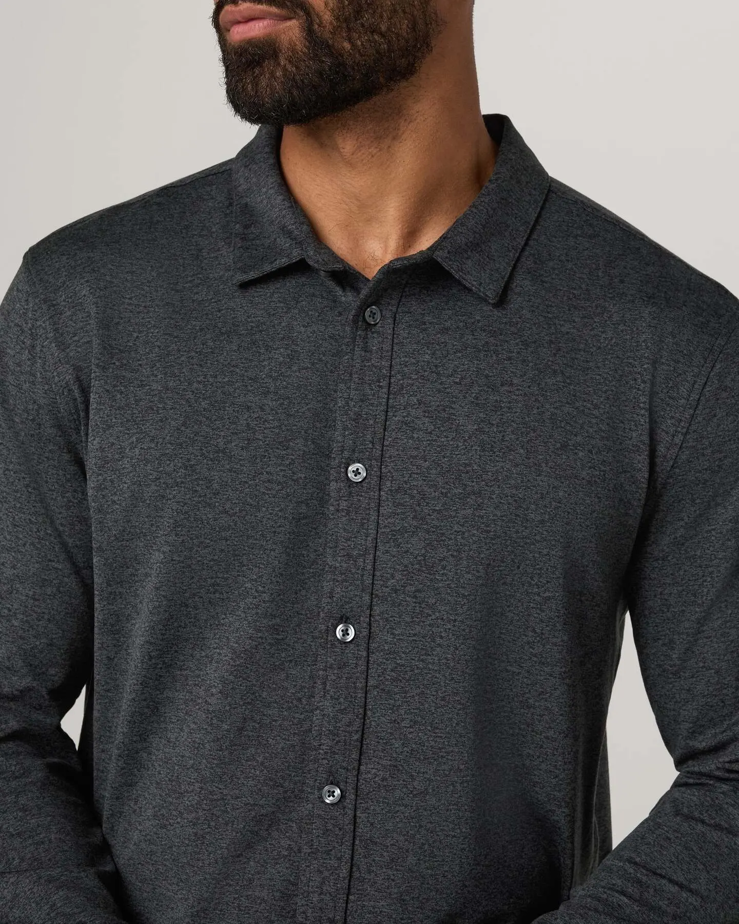 Long Sleeve Ponto Button Down Shirt - Image 2