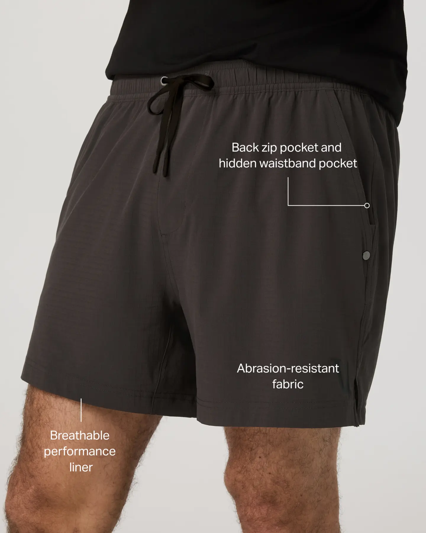 Vuori Hardkore Short Lined 5" - Image 2