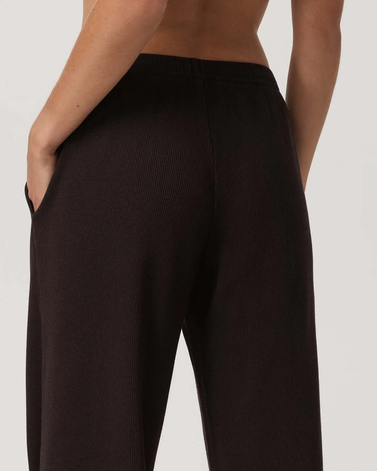 Waffle Wideleg Pant - Image 3