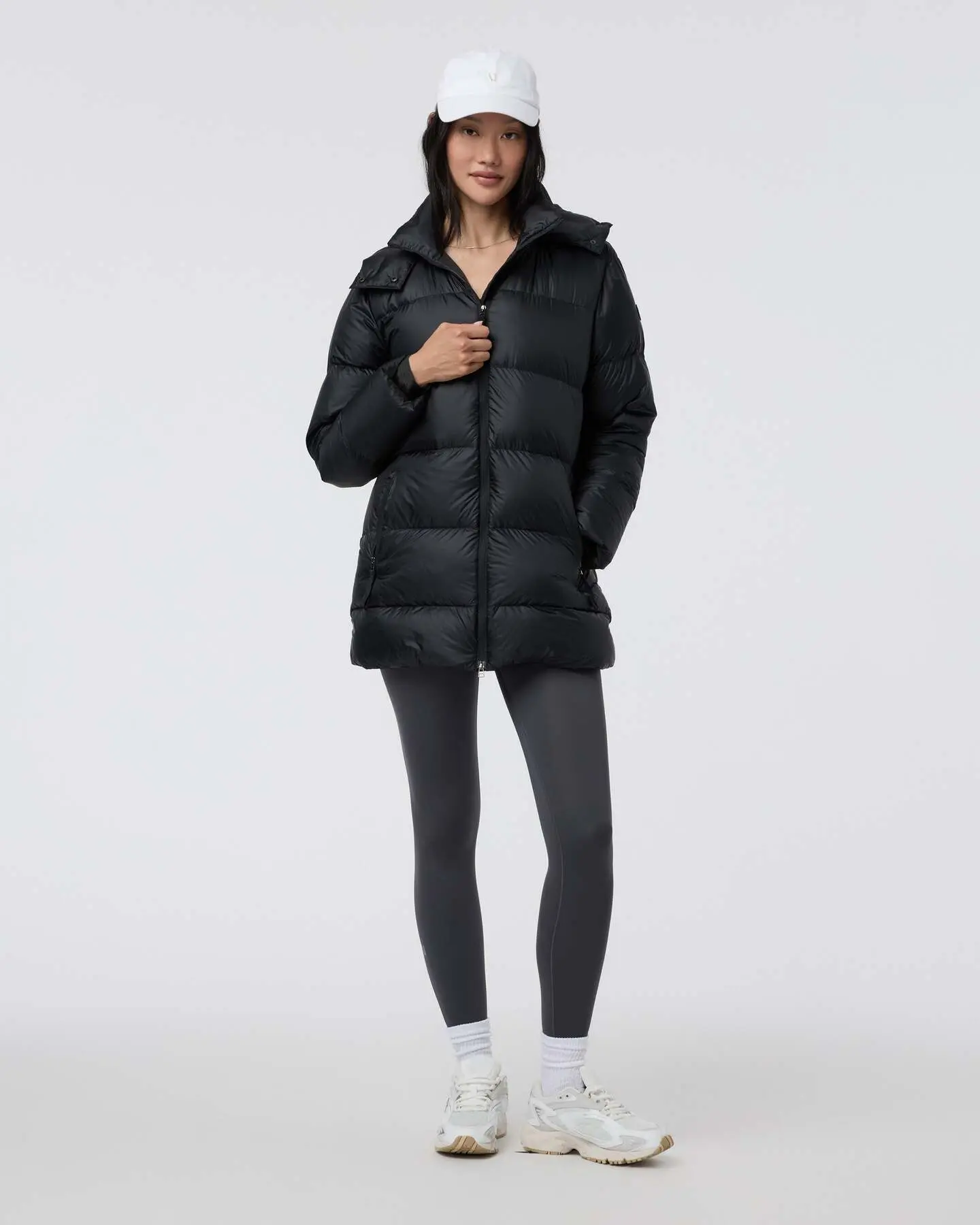 Women's Coordinate Long Down Jacket - Image 6