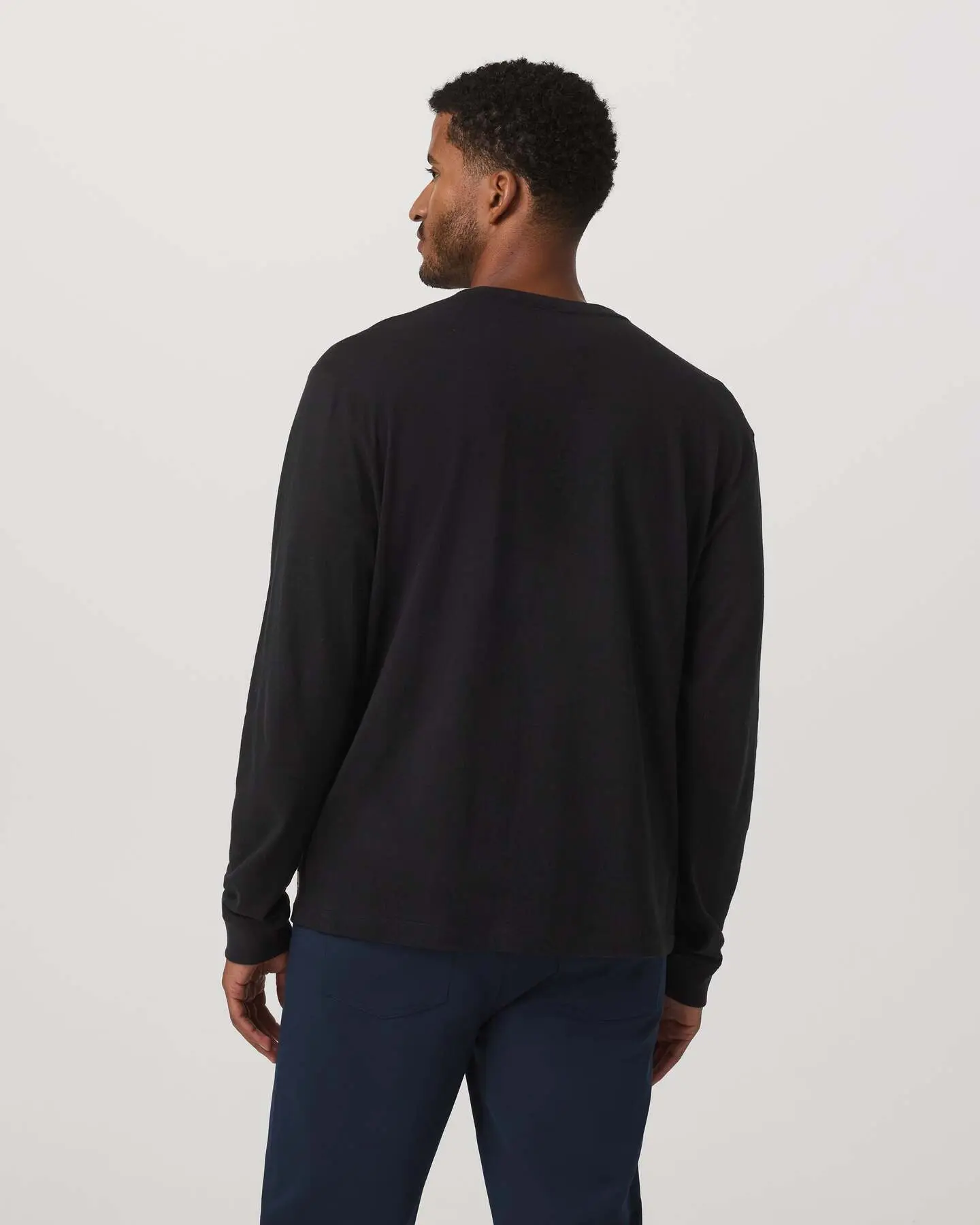 Long Sleeve Vuori Heavyweight Cotton Tee - Relaxed Fit - Image 5