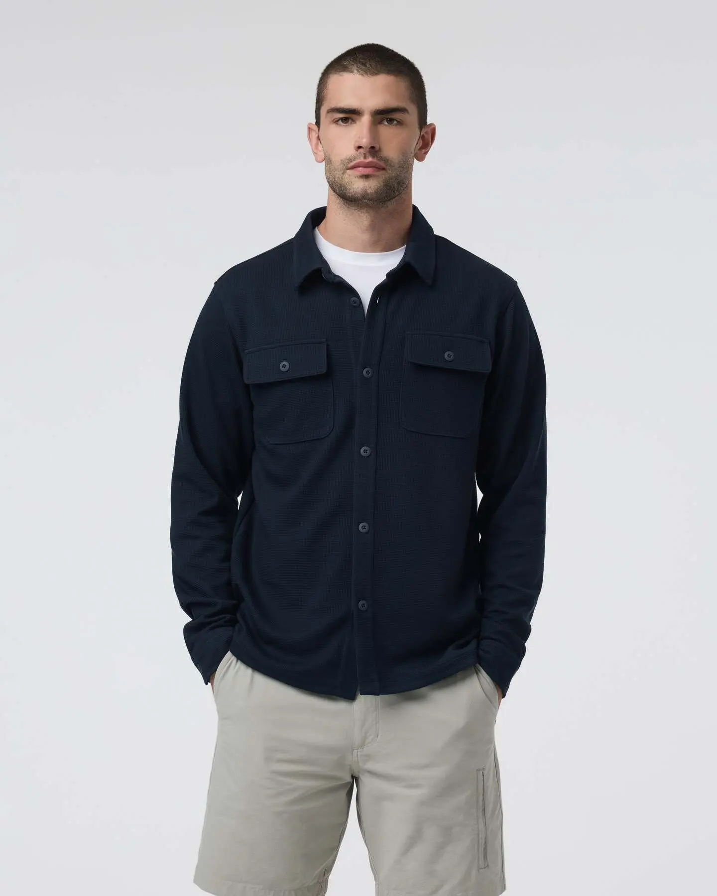 Waffle Shirt Jacket - Image 2