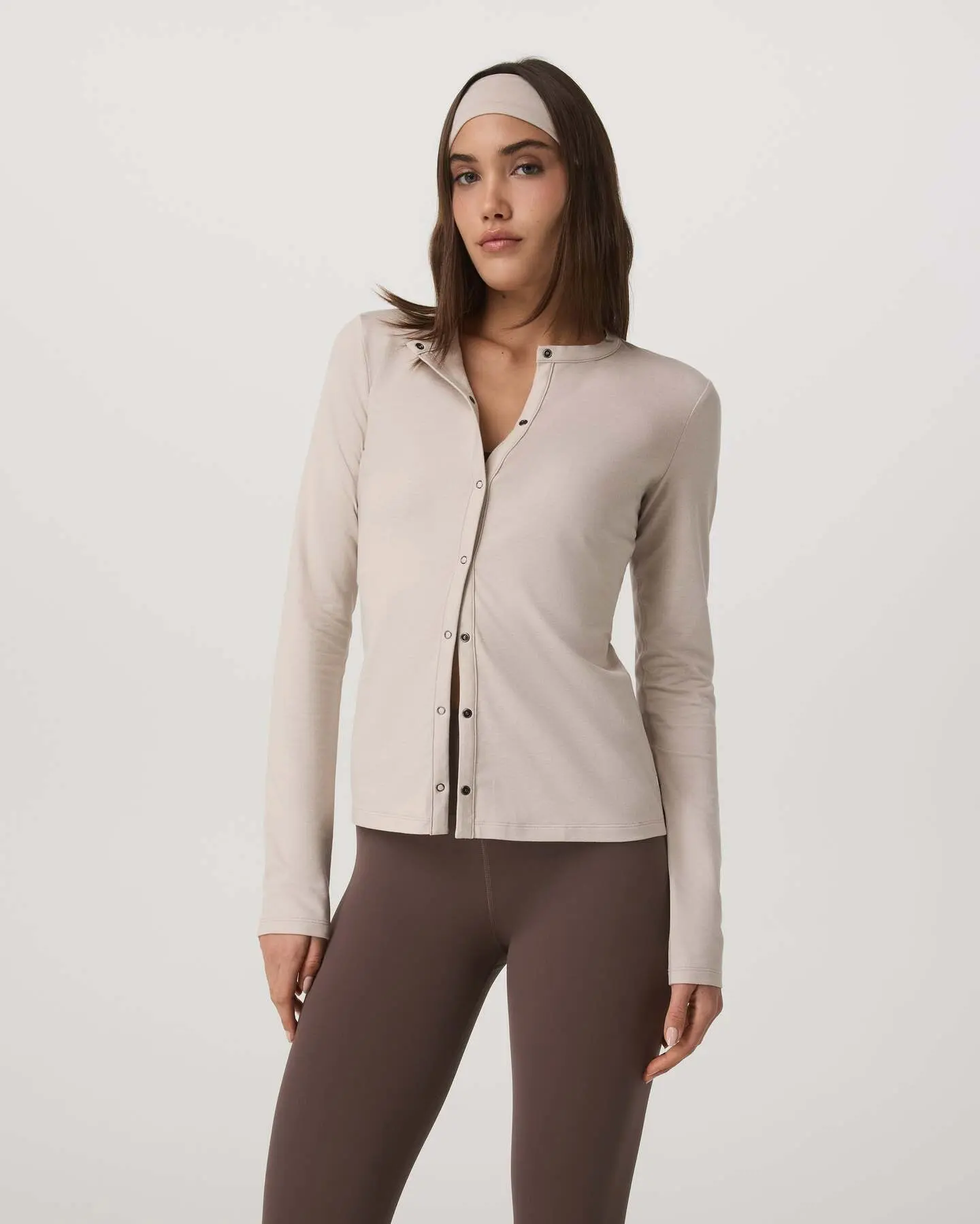 Long Sleeve Halo Snap Cardigan - Image 4