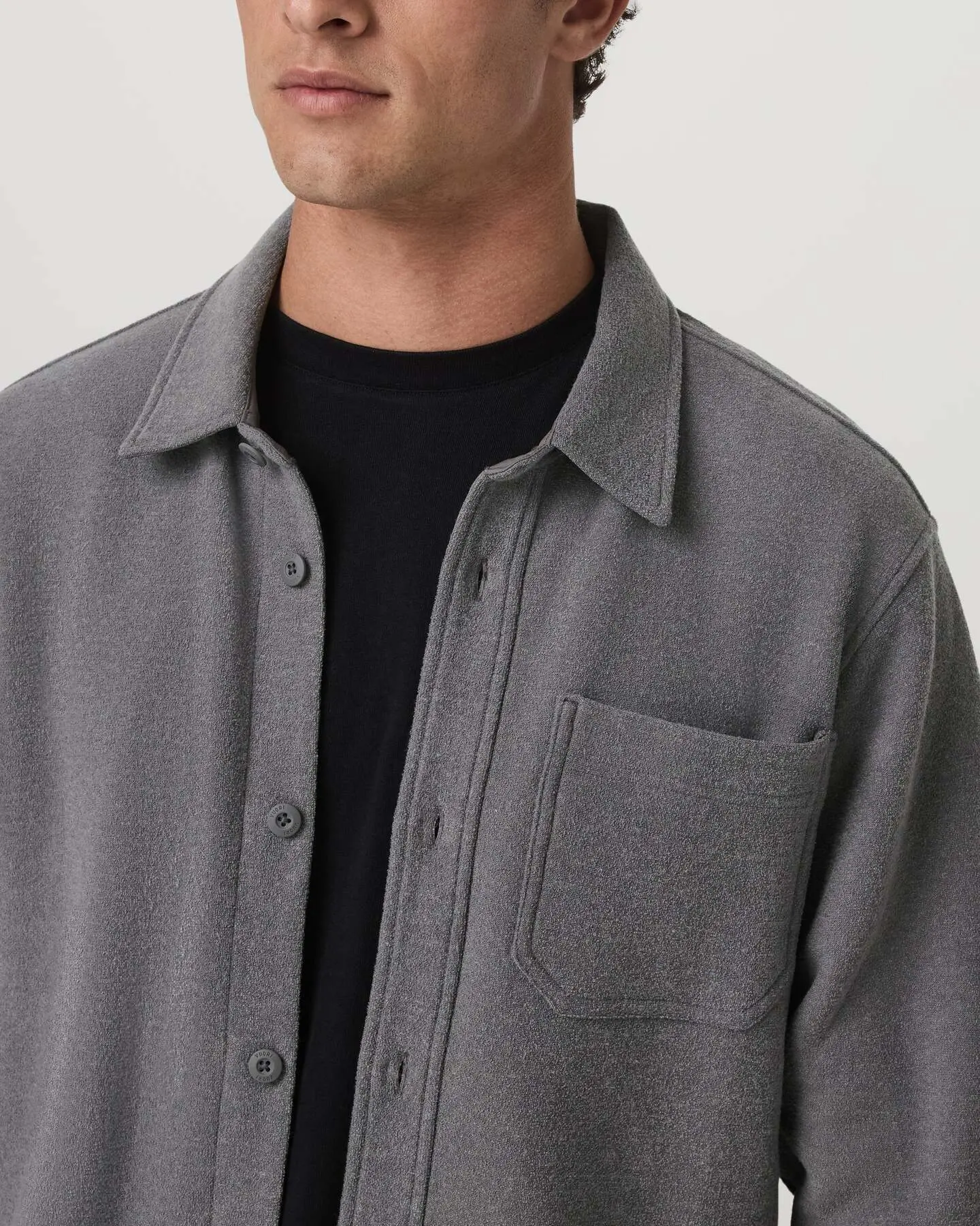 Beach Fleece Shirt Jacket - Image 3