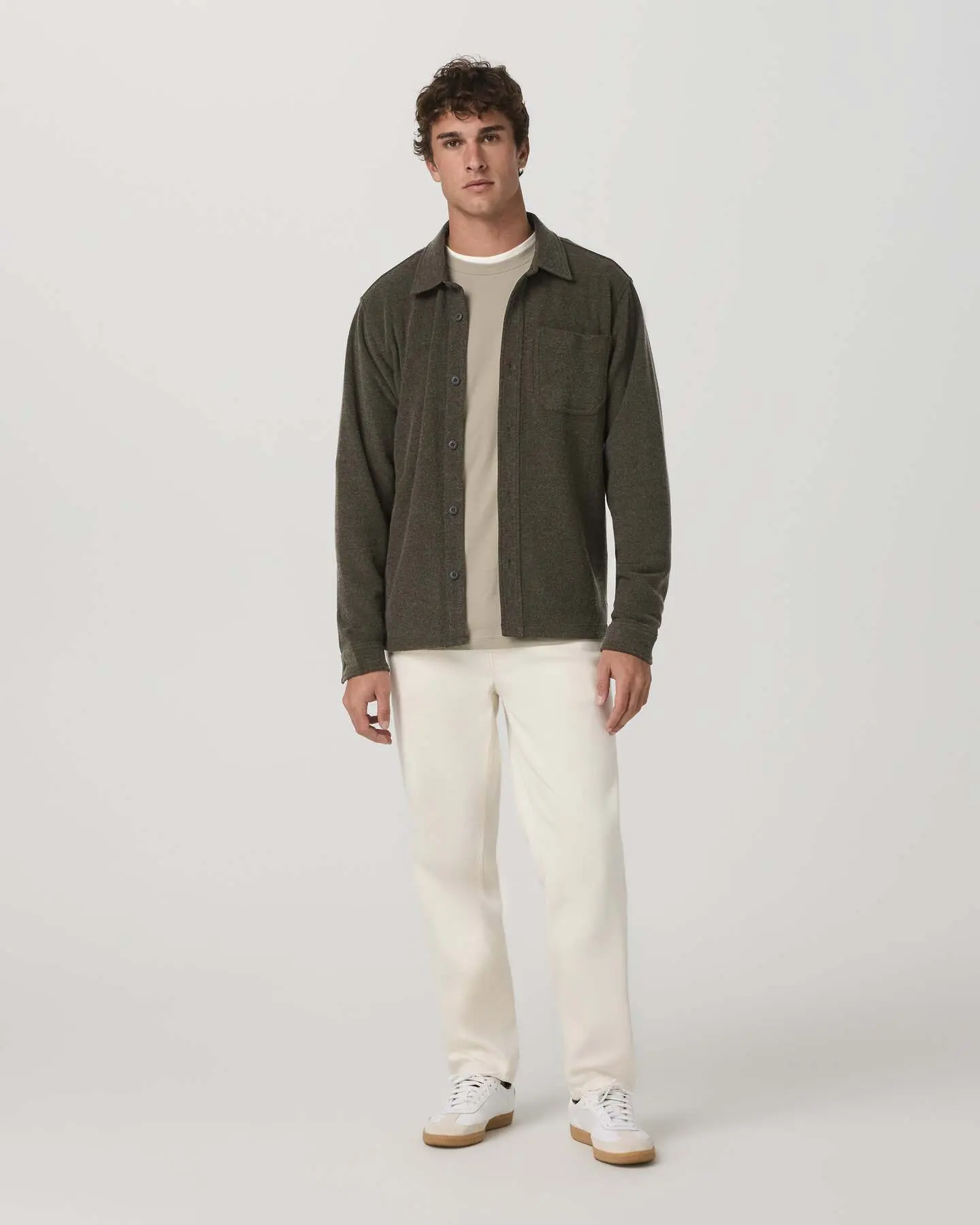 Beach Fleece Shirt Jacket - Image 3