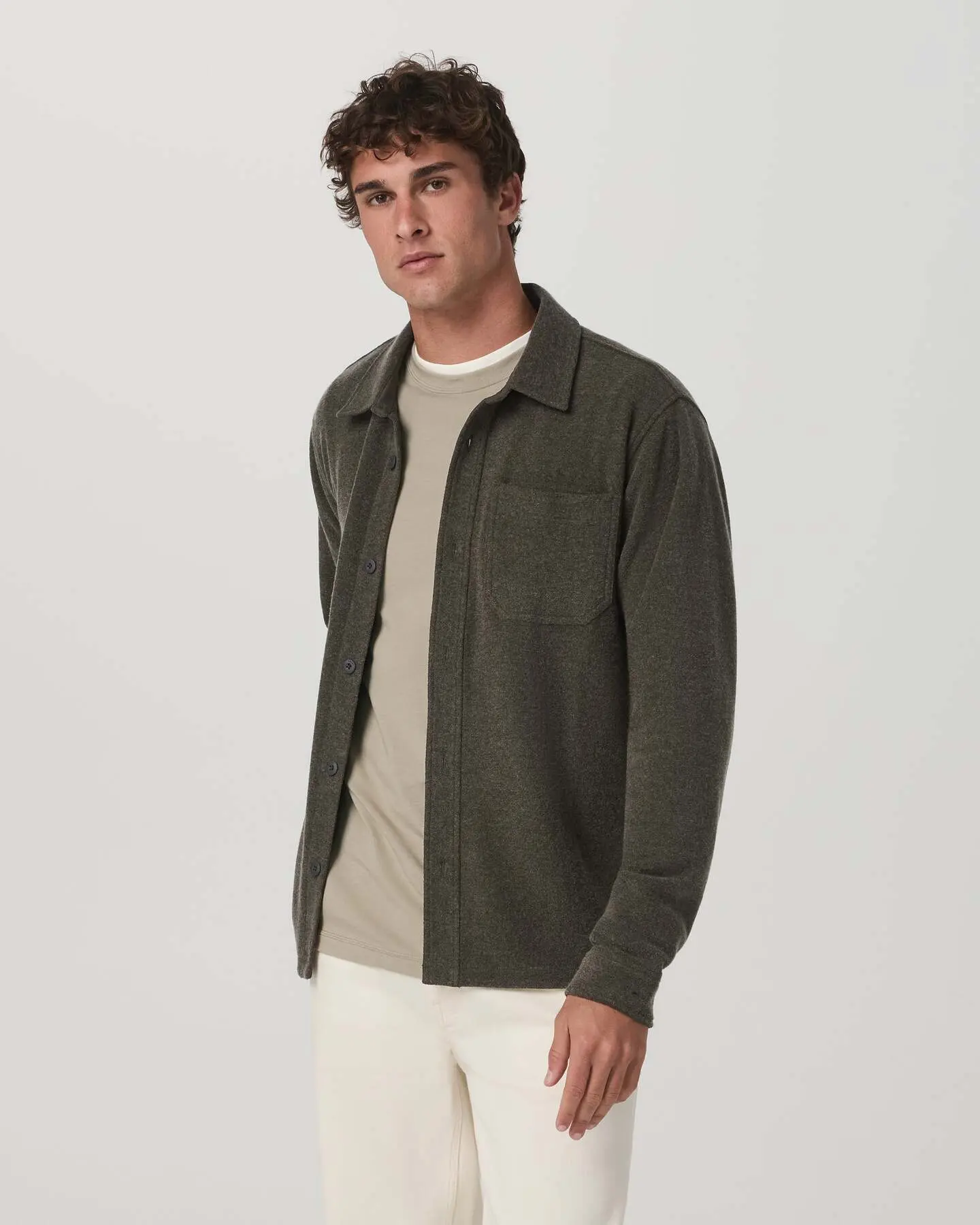 Beach Fleece Shirt Jacket - Image 5