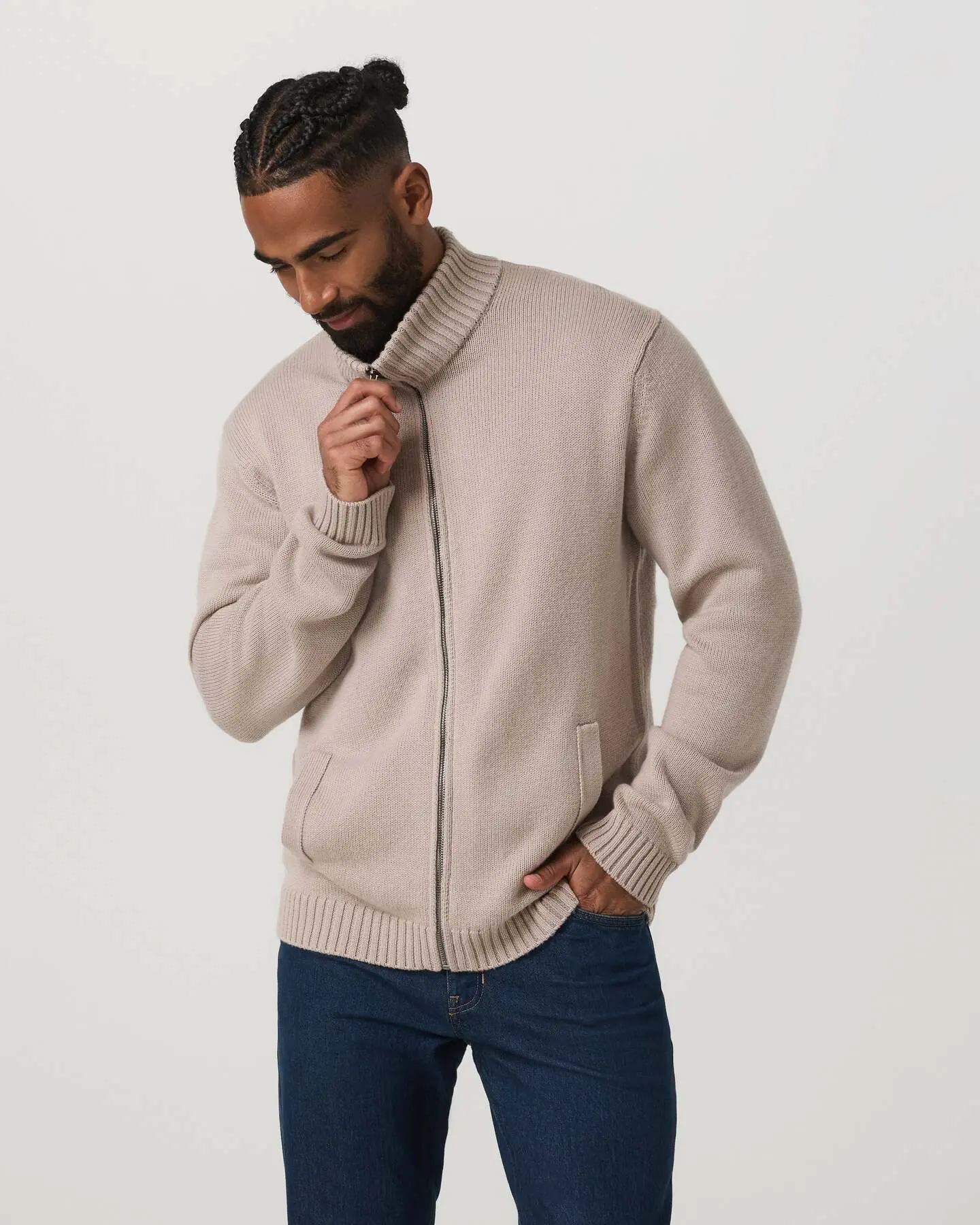 Denver Full Zip Sweater