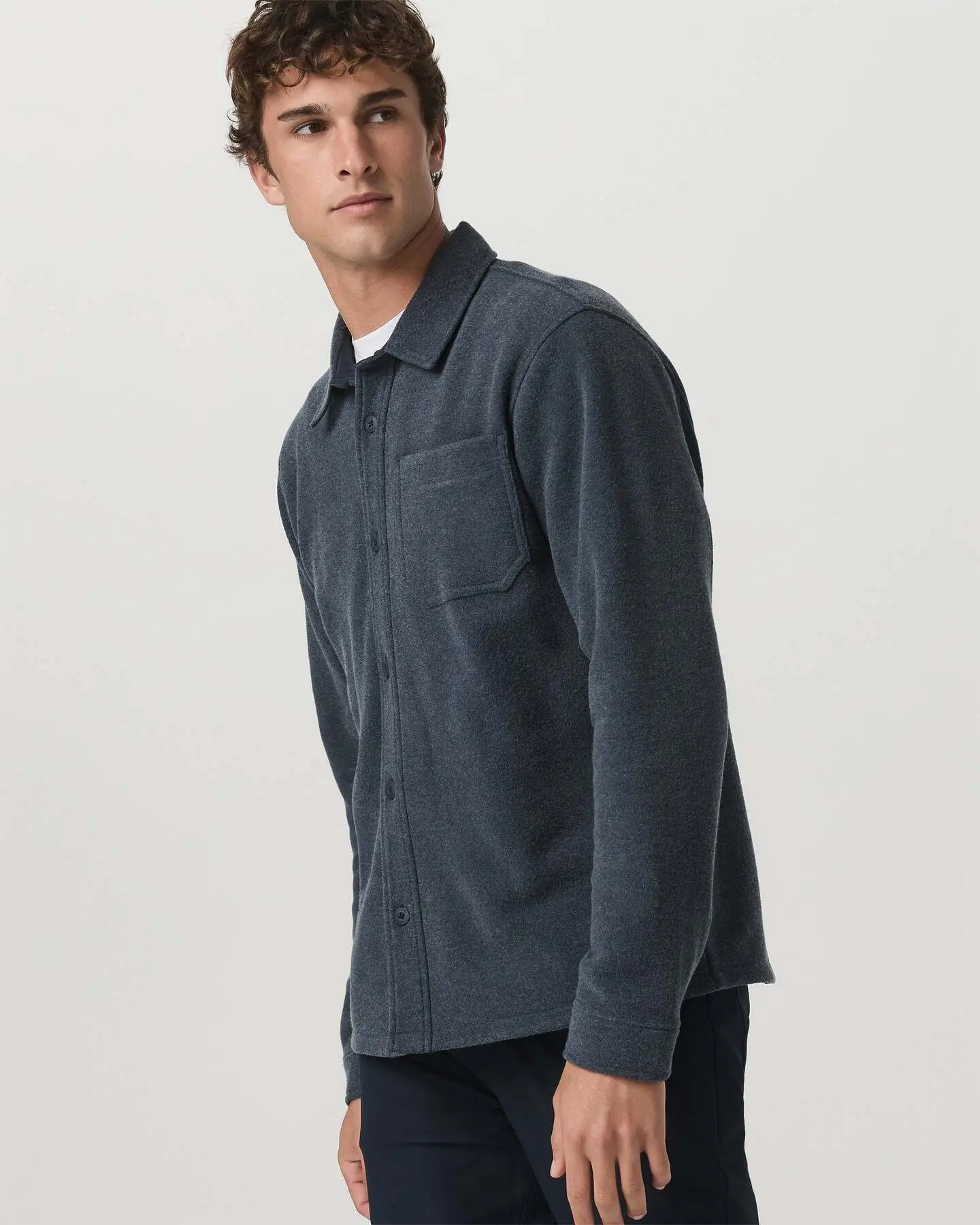 Beach Fleece Shirt Jacket - Image 5
