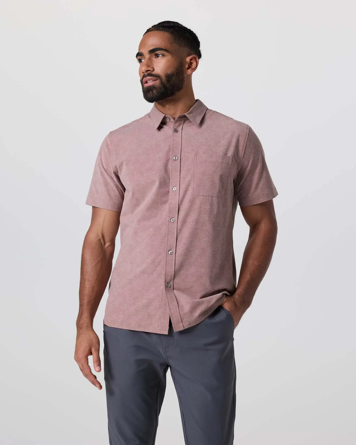 Short Sleeve Bridge Button Down