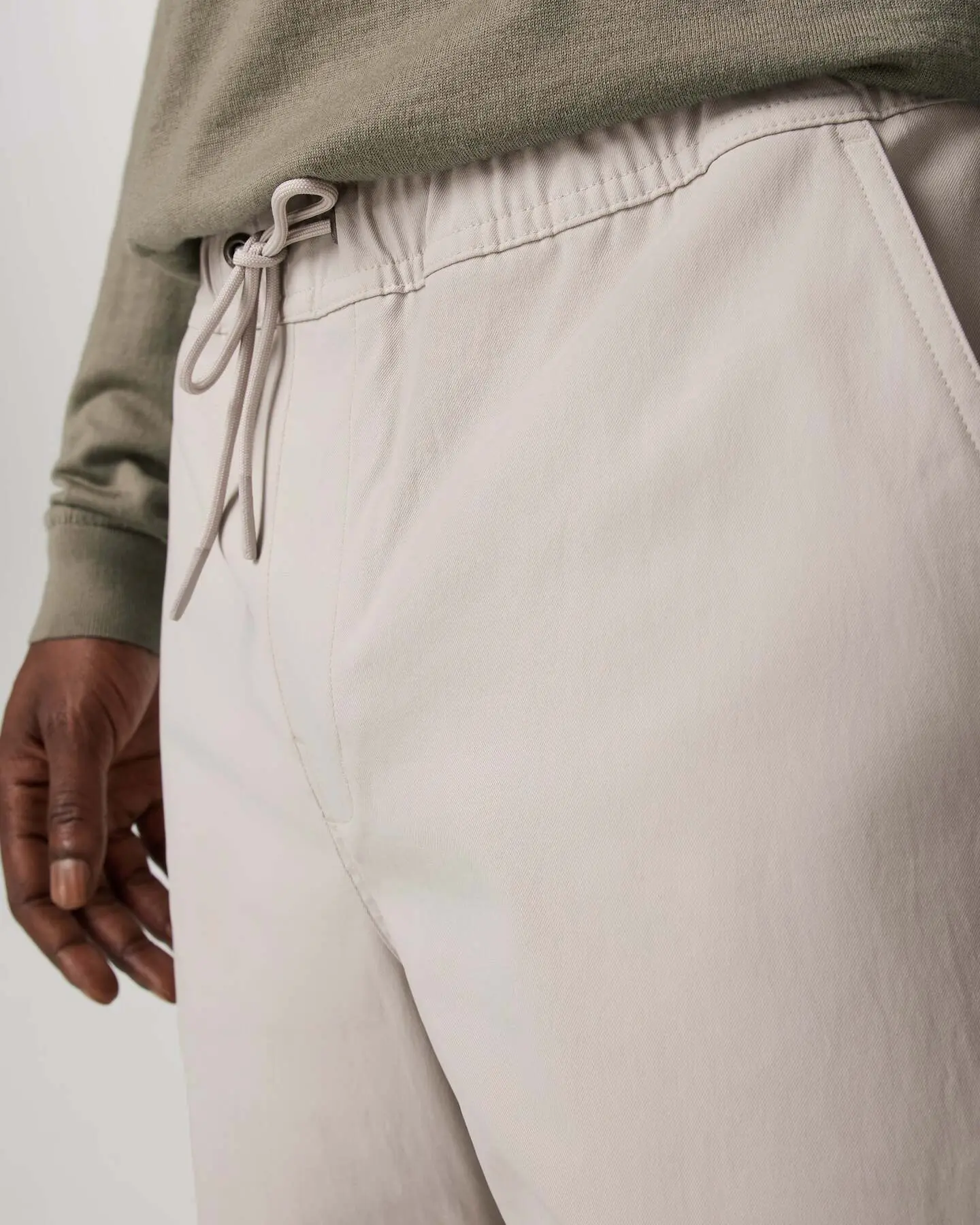 Cascade Elastic Waist Trouser Classic Fit 30" - Image 2